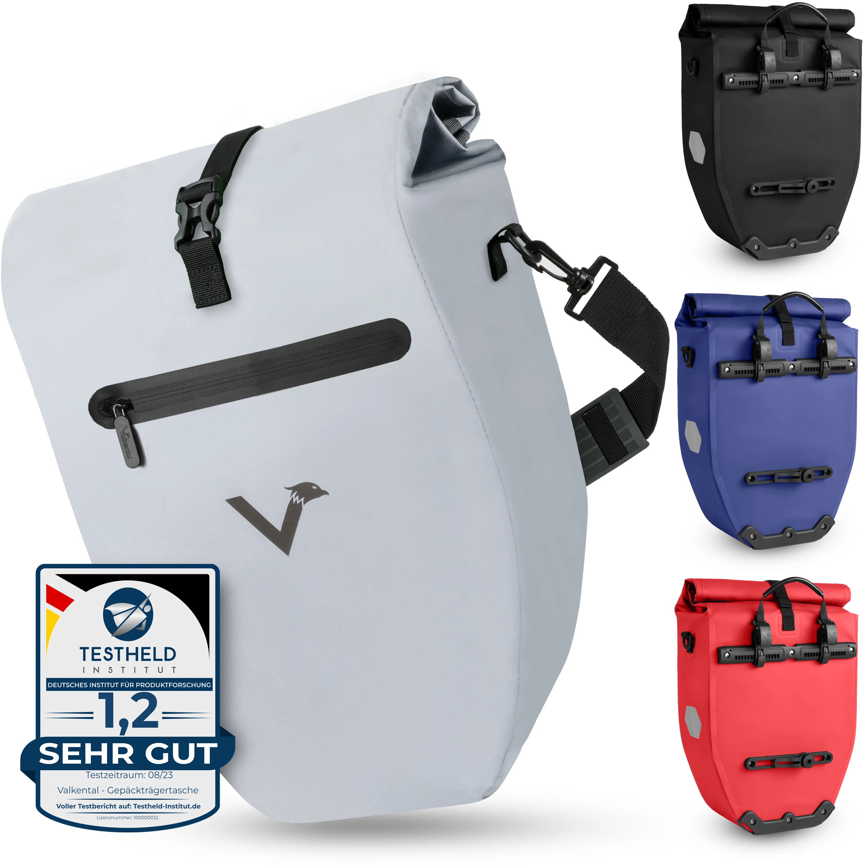 ValkBasic - große & wasserdichte Gepäckträgertasche - B-Ware - Image 14