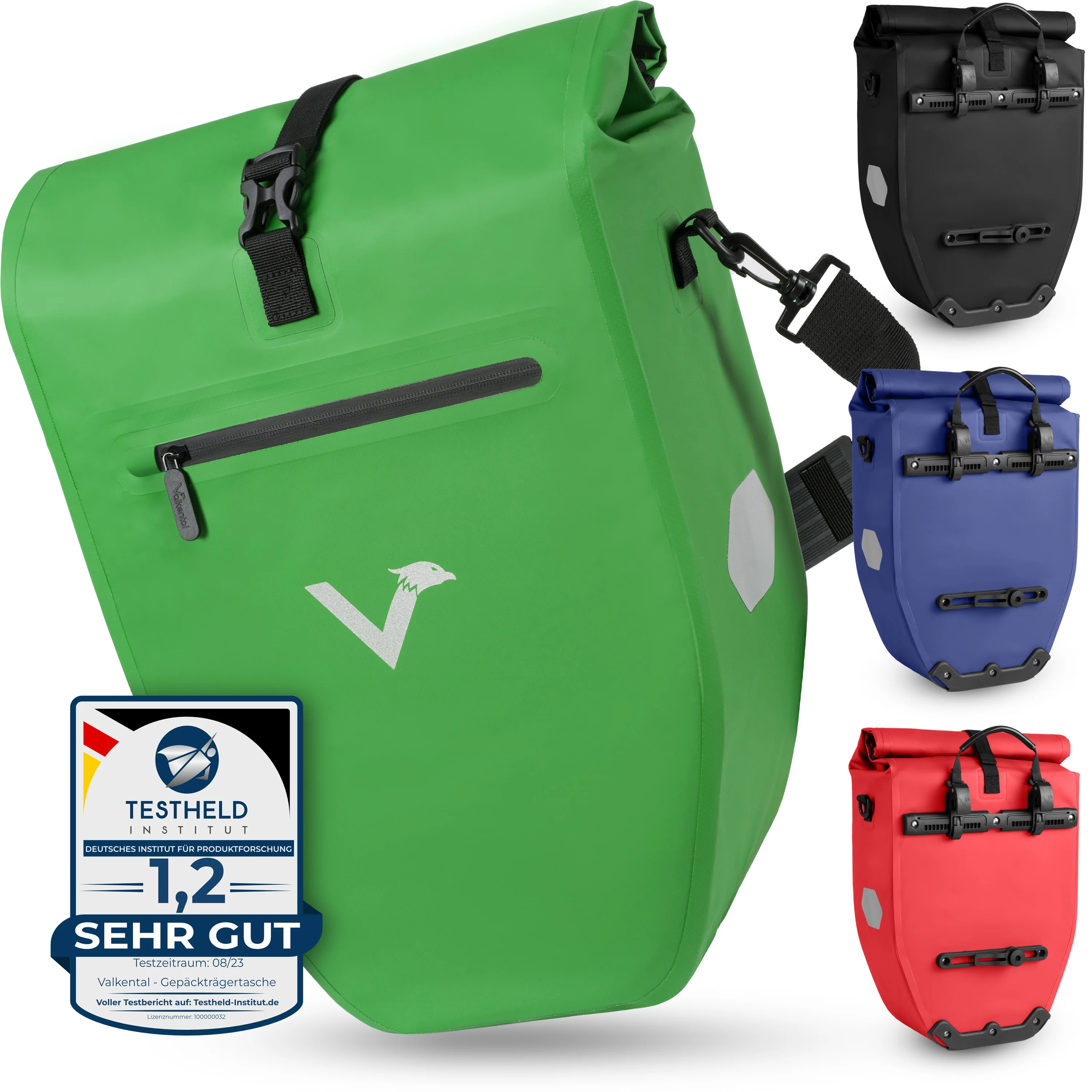 ValkBasic - große & wasserdichte Gepäckträgertasche - B-Ware - Image 15