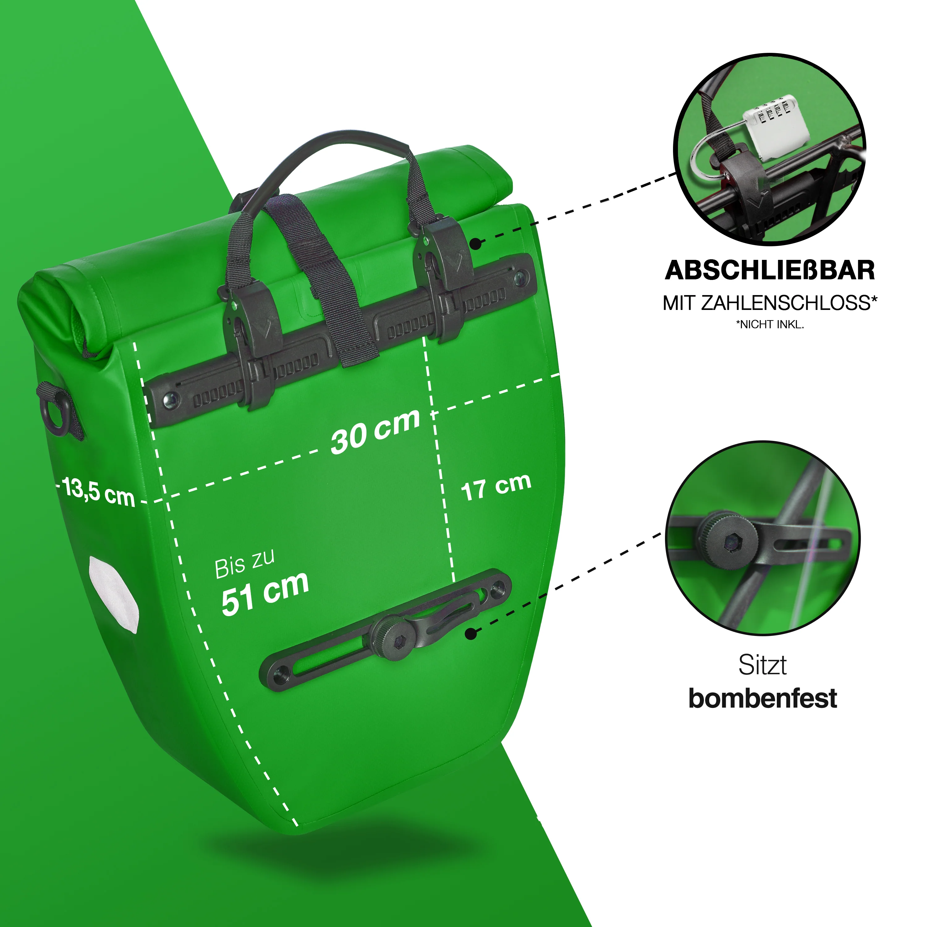 ValkBasic - große & wasserdichte Gepäckträgertasche - B-Ware - Image 20