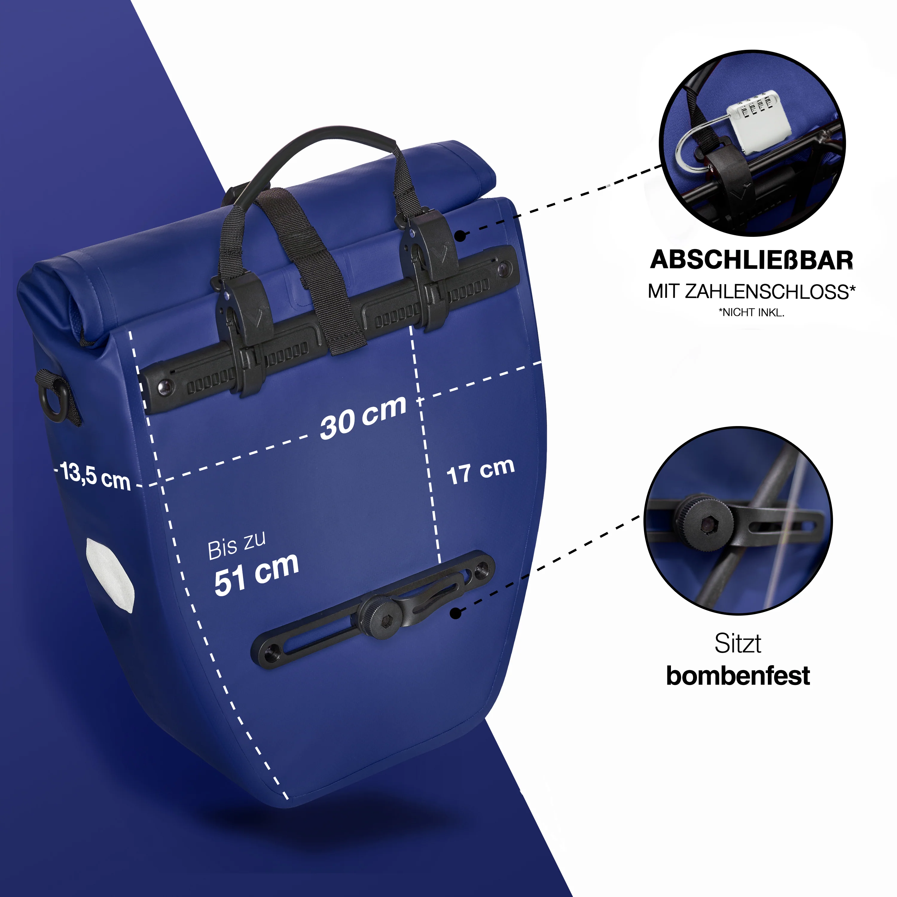 ValkBasic - große & wasserdichte Gepäckträgertasche - B-Ware - Image 22