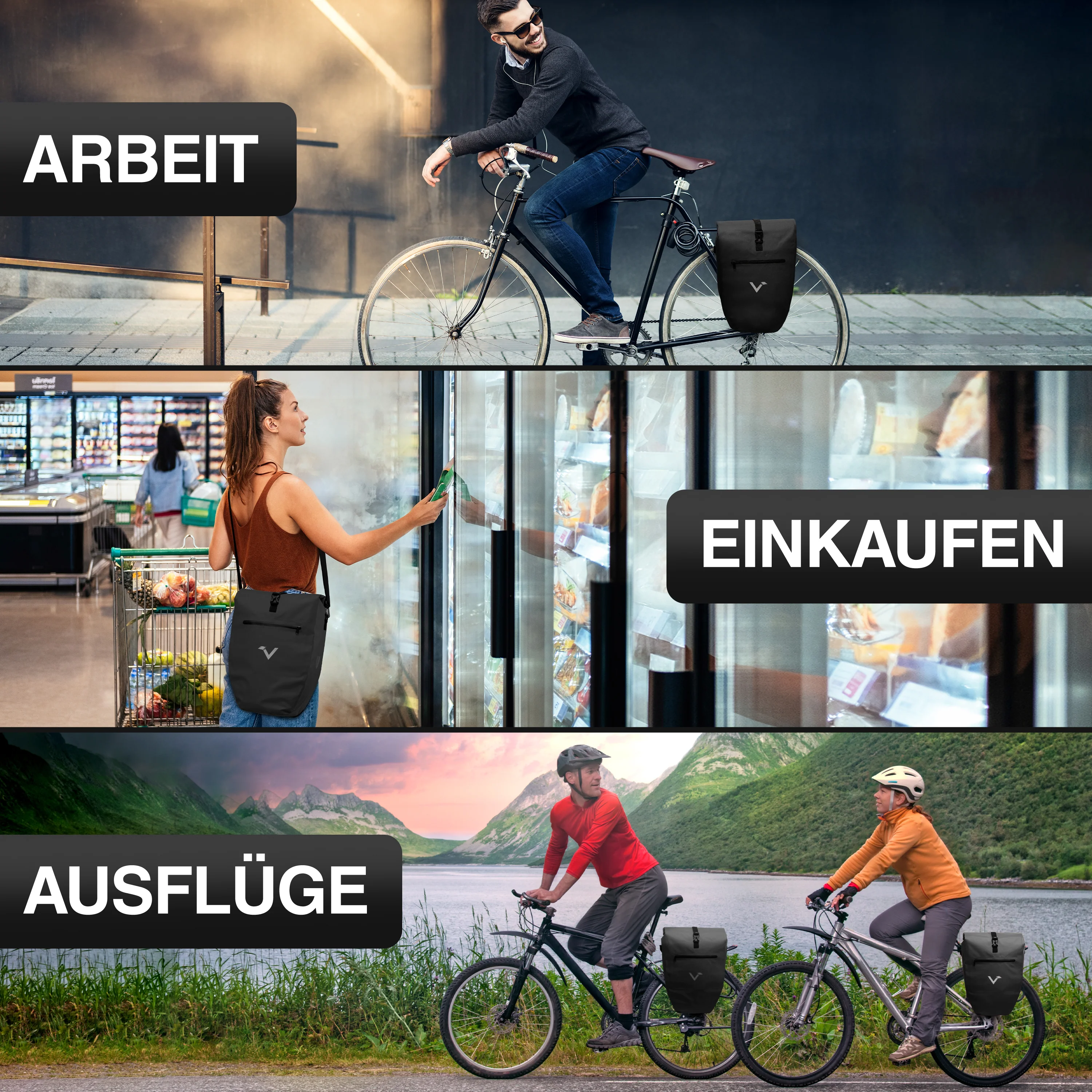 ValkBasic - große & wasserdichte Gepäckträgertasche - B-Ware - Image 33