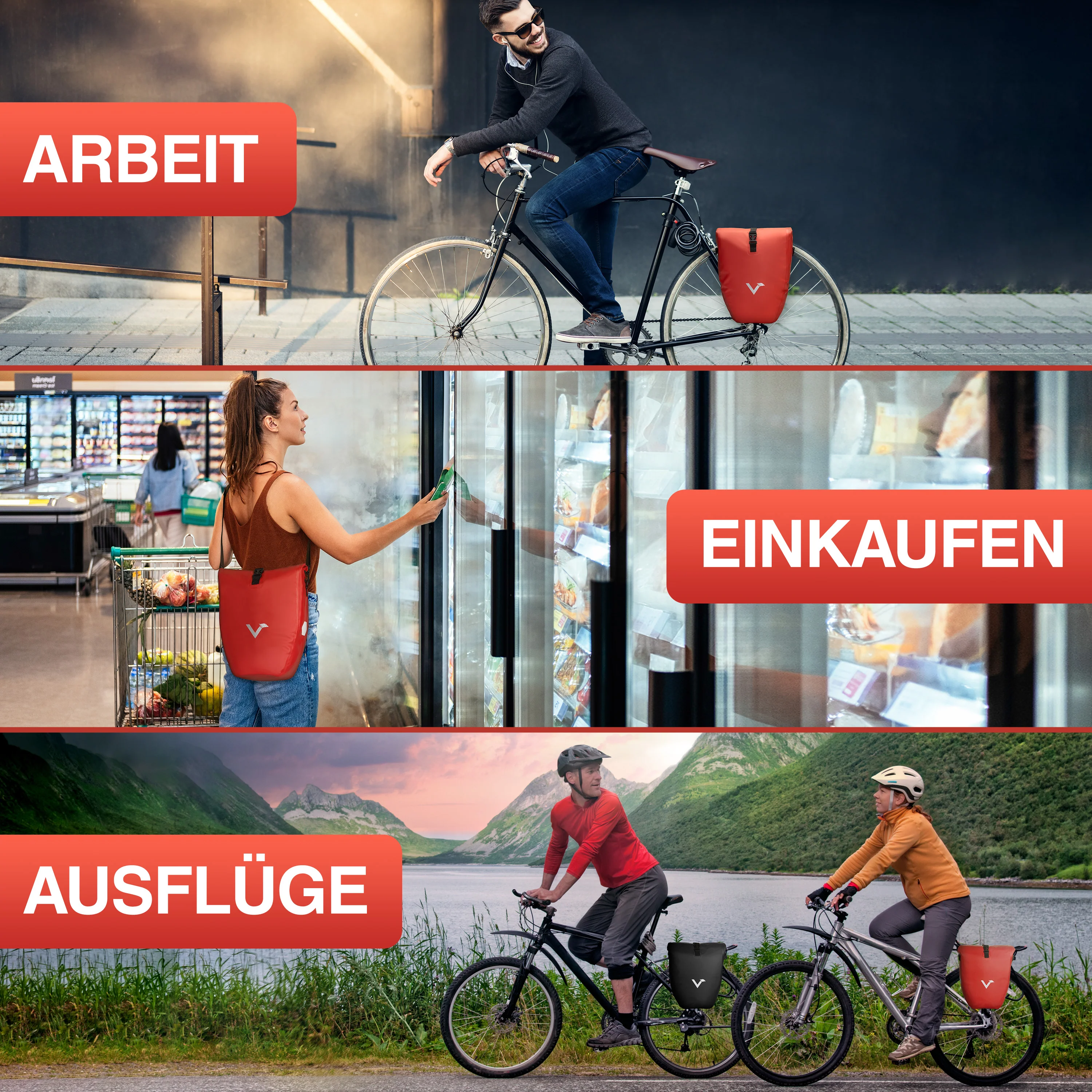 ValkBasic - große & wasserdichte Gepäckträgertasche - B-Ware - Image 36