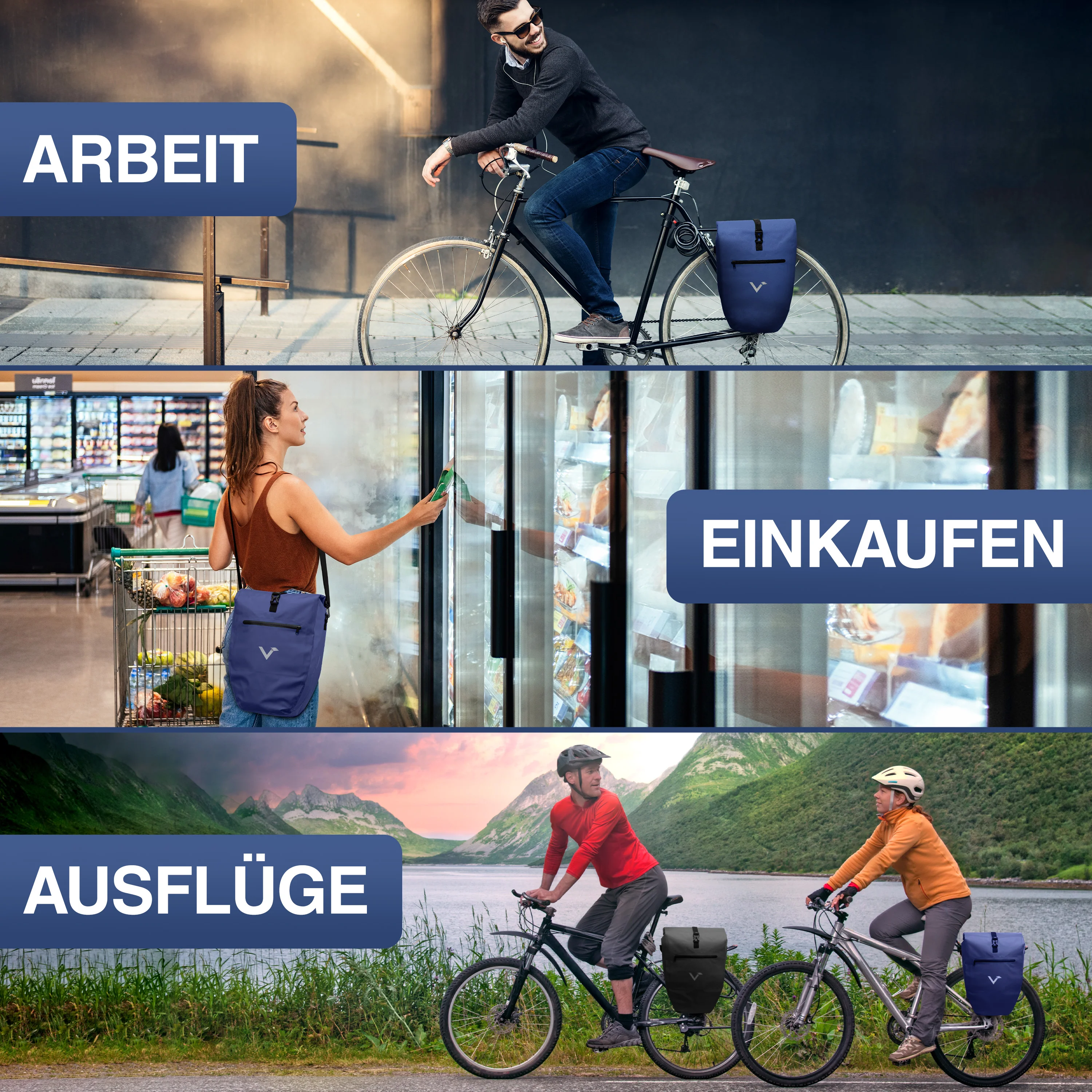 ValkBasic - große & wasserdichte Gepäckträgertasche - B-Ware - Image 37