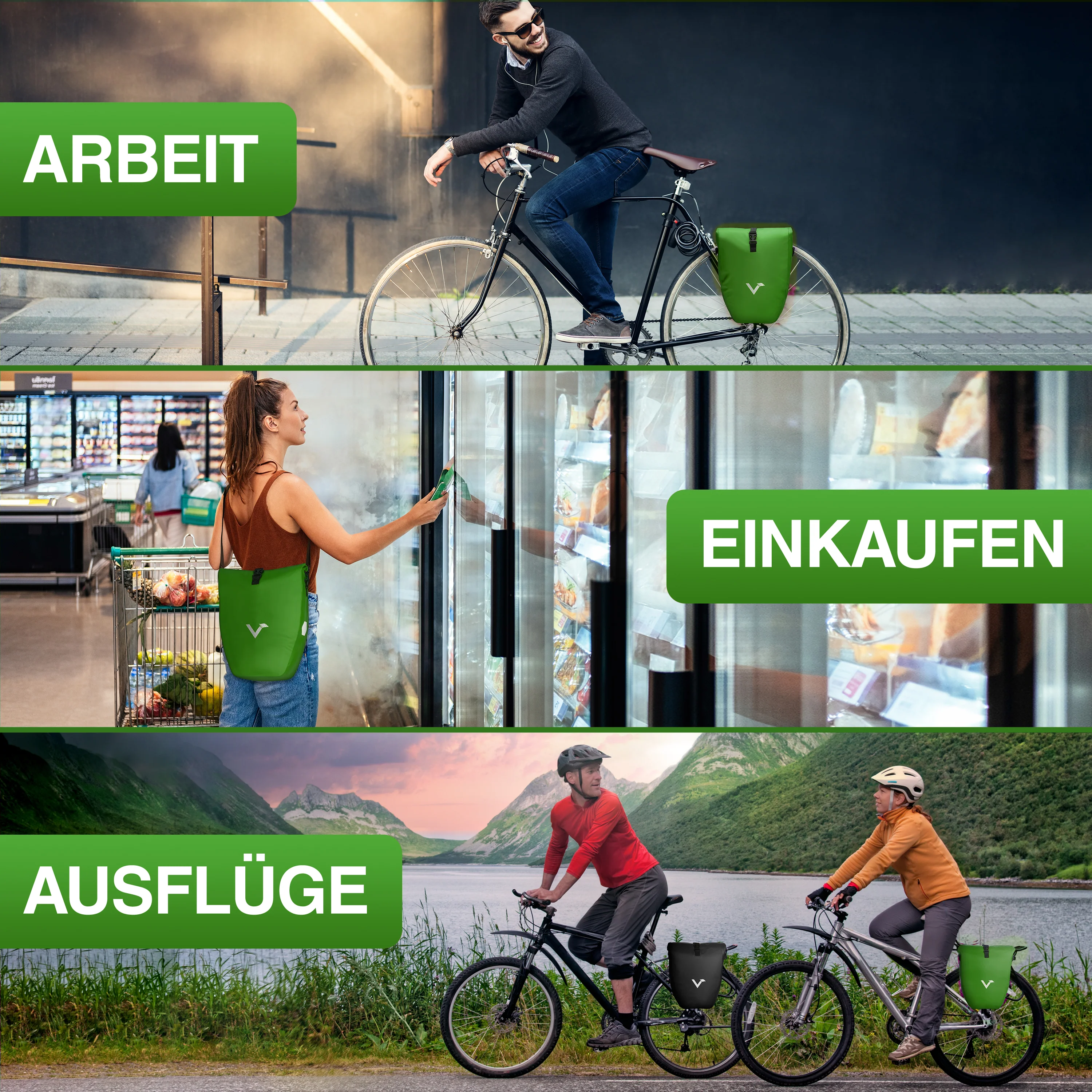 ValkBasic - große & wasserdichte Gepäckträgertasche - B-Ware - Image 38