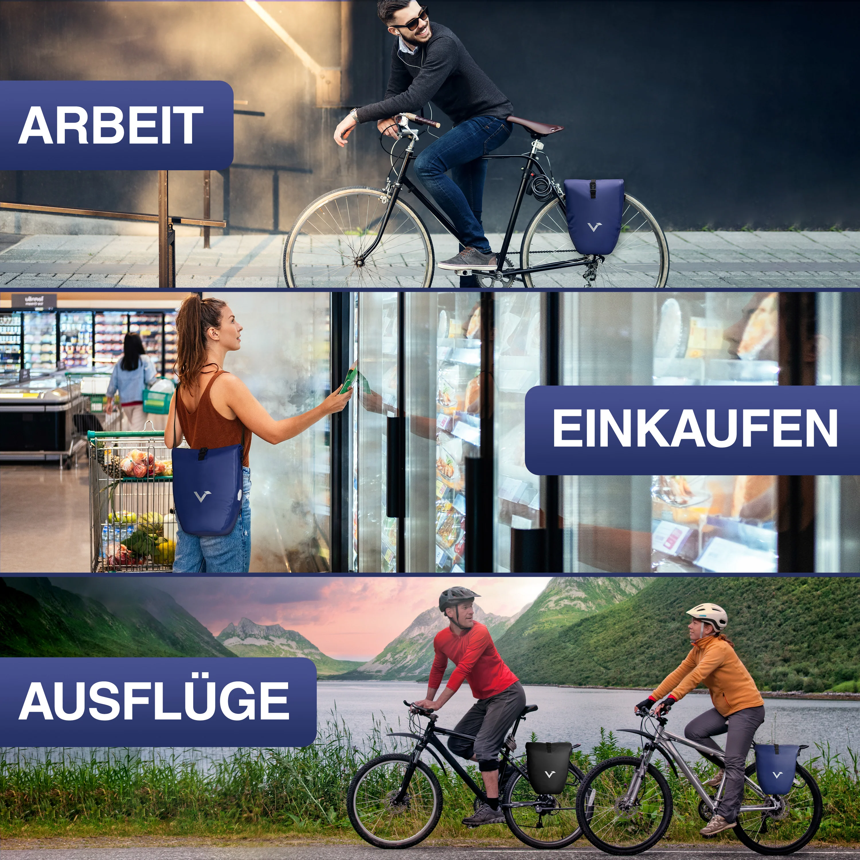 ValkBasic - große & wasserdichte Gepäckträgertasche - B-Ware - Image 39