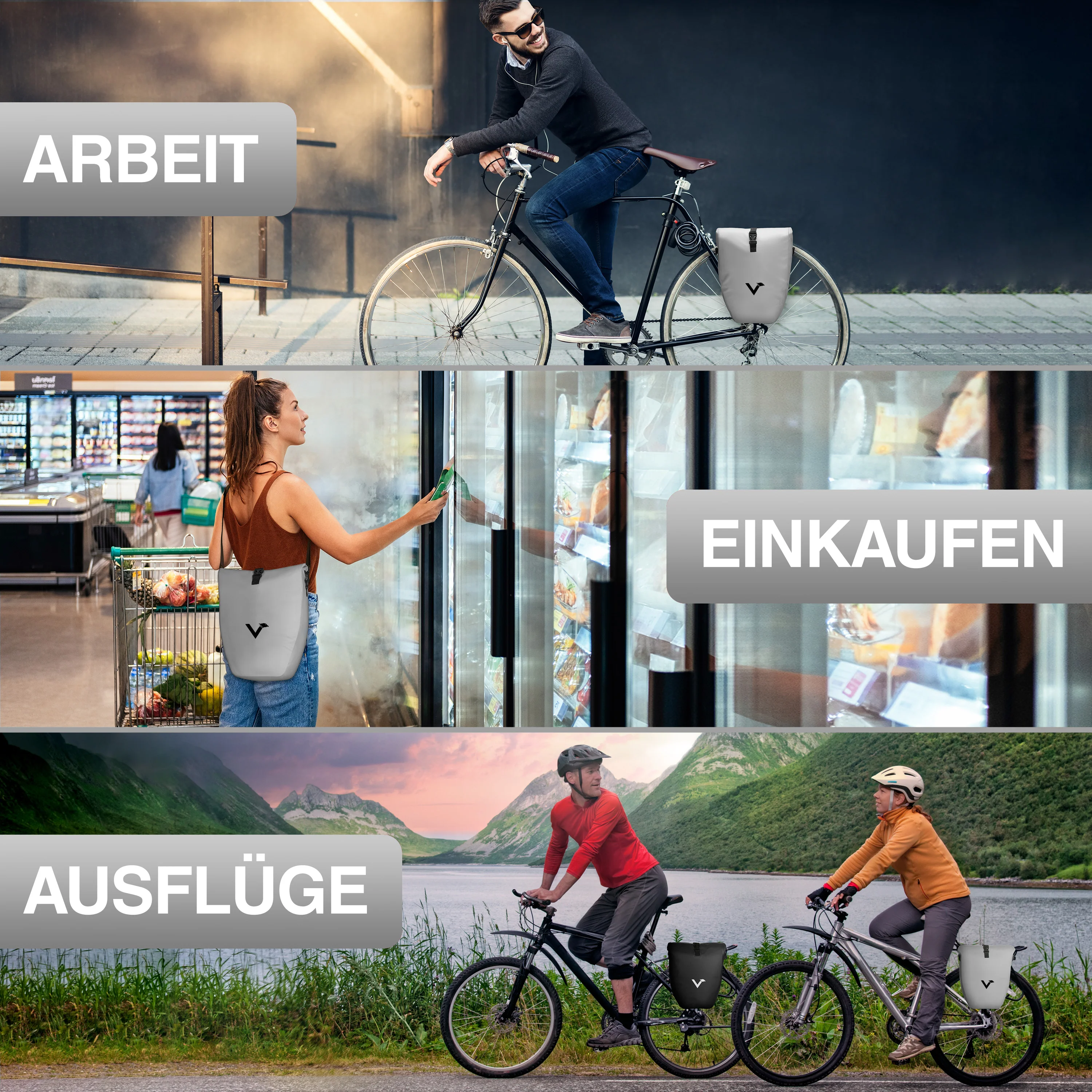 ValkBasic - große & wasserdichte Gepäckträgertasche - B-Ware - Image 40