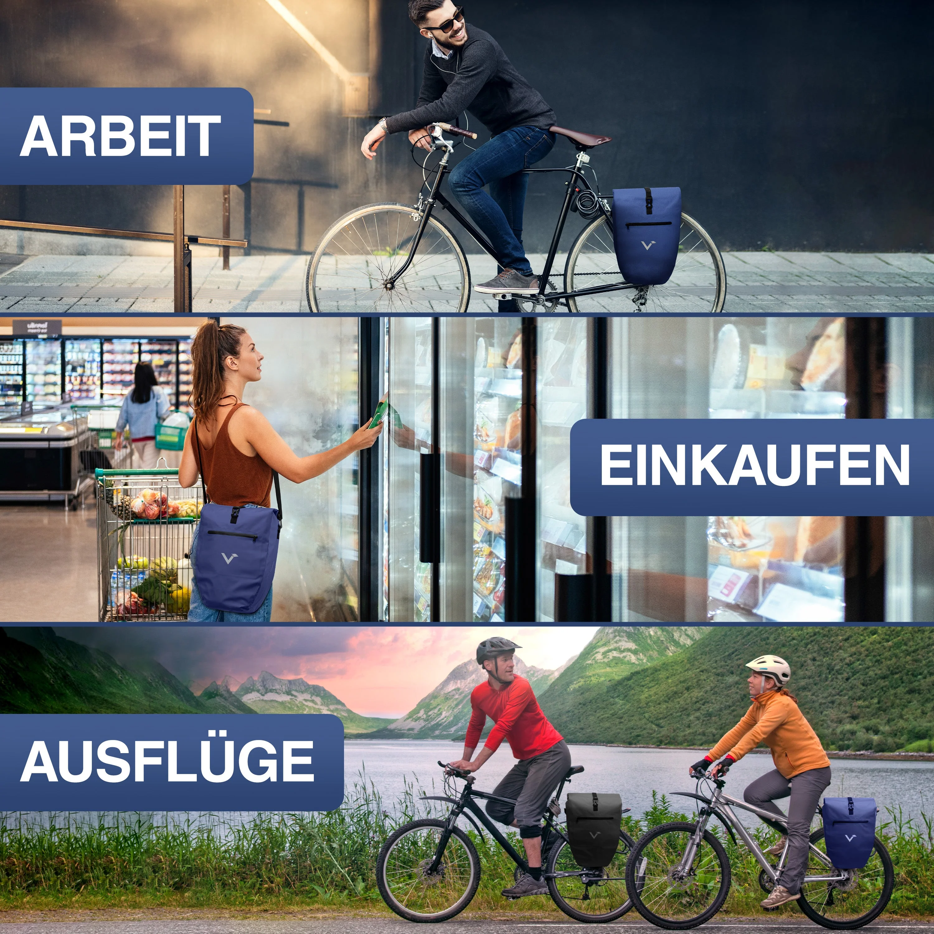 ValkBasic - große & wasserdichte Gepäckträgertasche | Bundle - Image 15