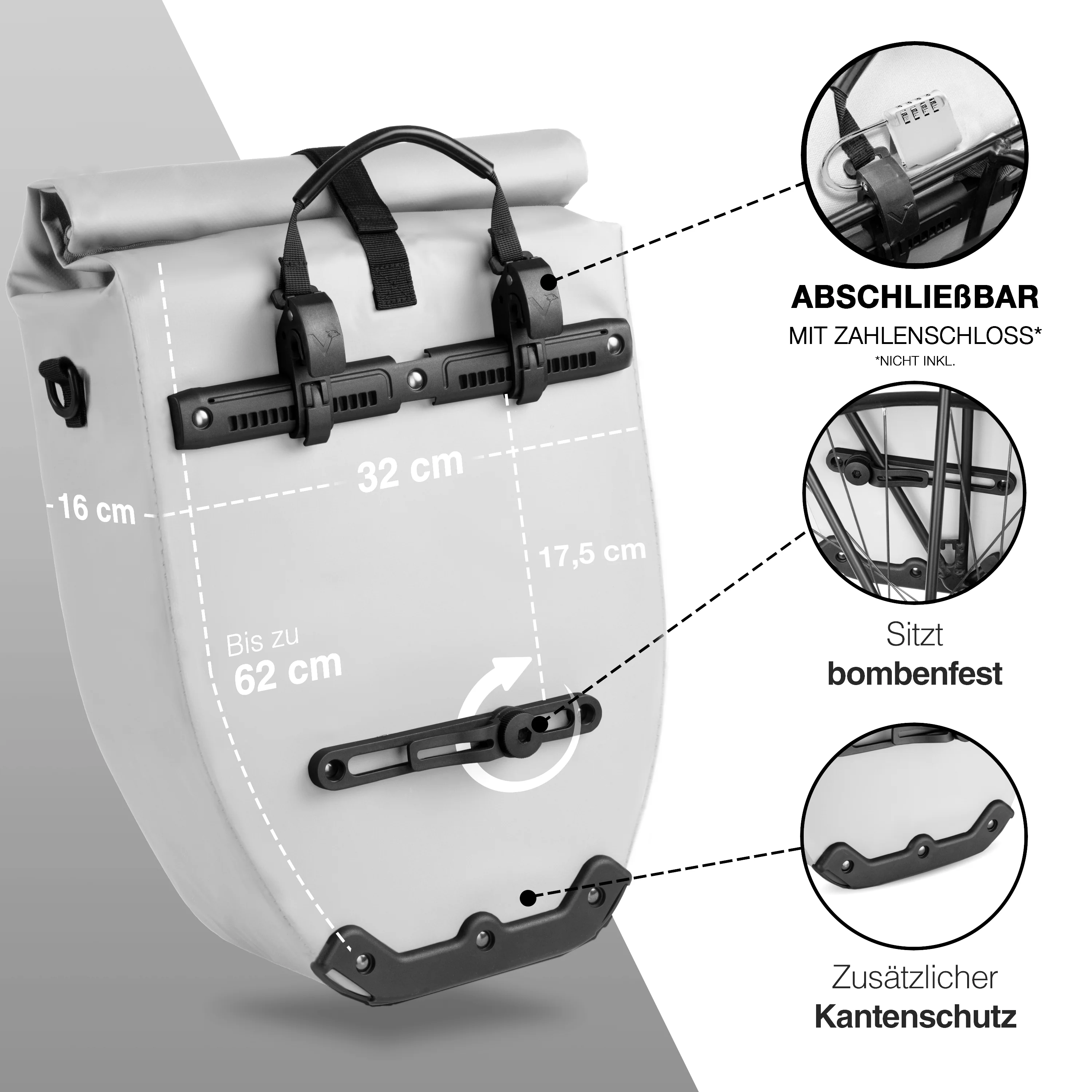 ValkBasic - große & wasserdichte Gepäckträgertasche | Bundle - Image 56