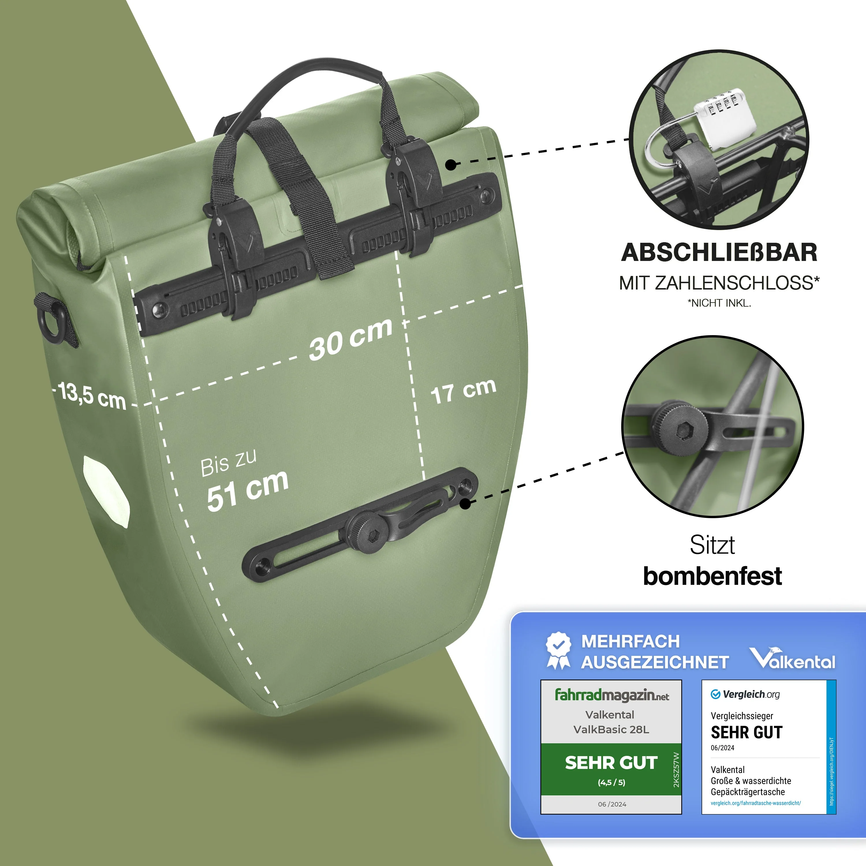 ValkBasic - große & wasserdichte Gepäckträgertasche | Bundle - Image 74