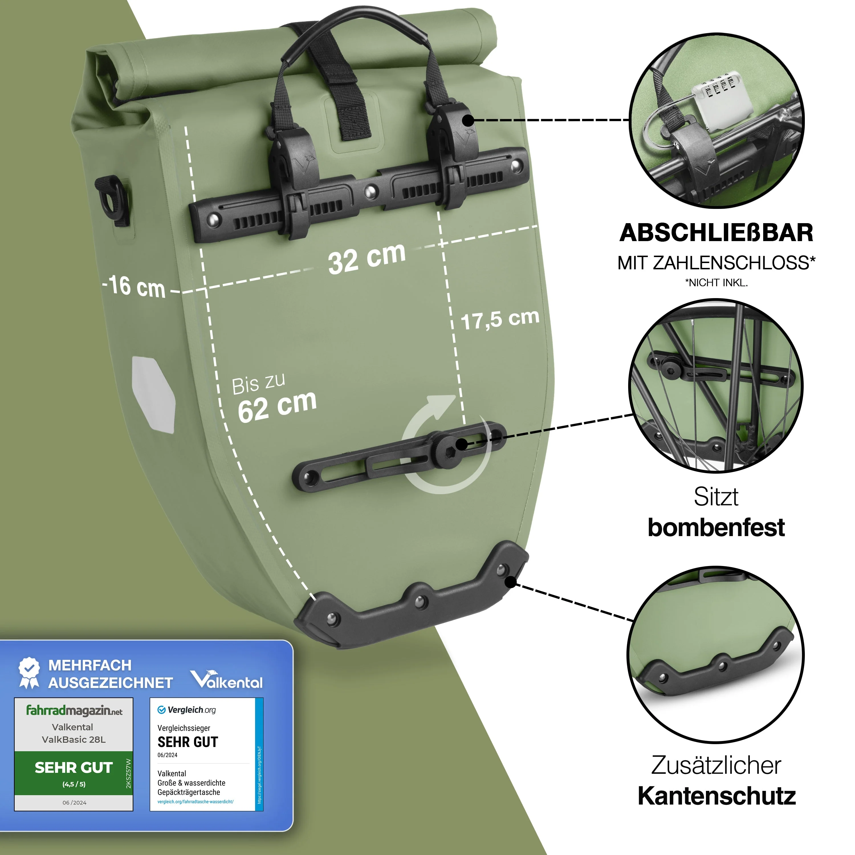ValkBasic - große & wasserdichte Gepäckträgertasche | Bundle - Image 80