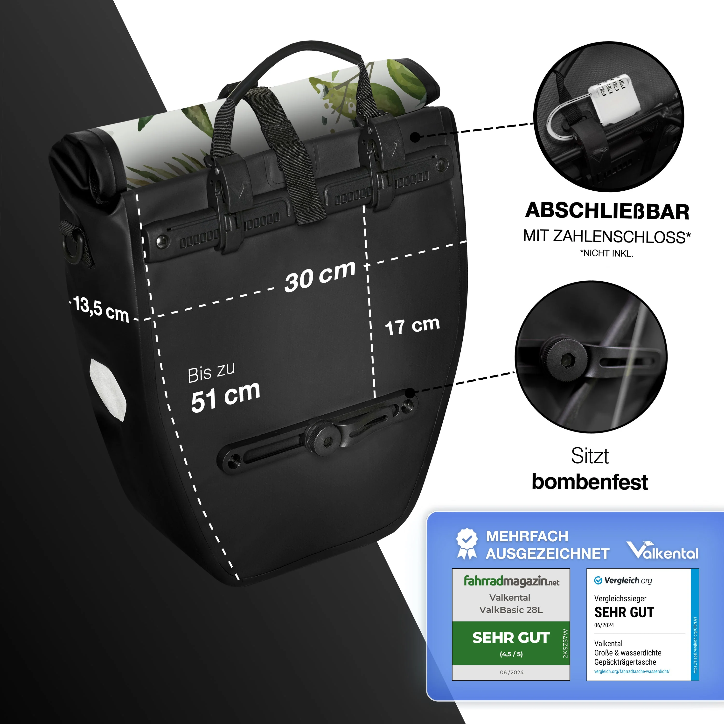 ValkBasic - große & wasserdichte Gepäckträgertasche | Bundle - Image 92