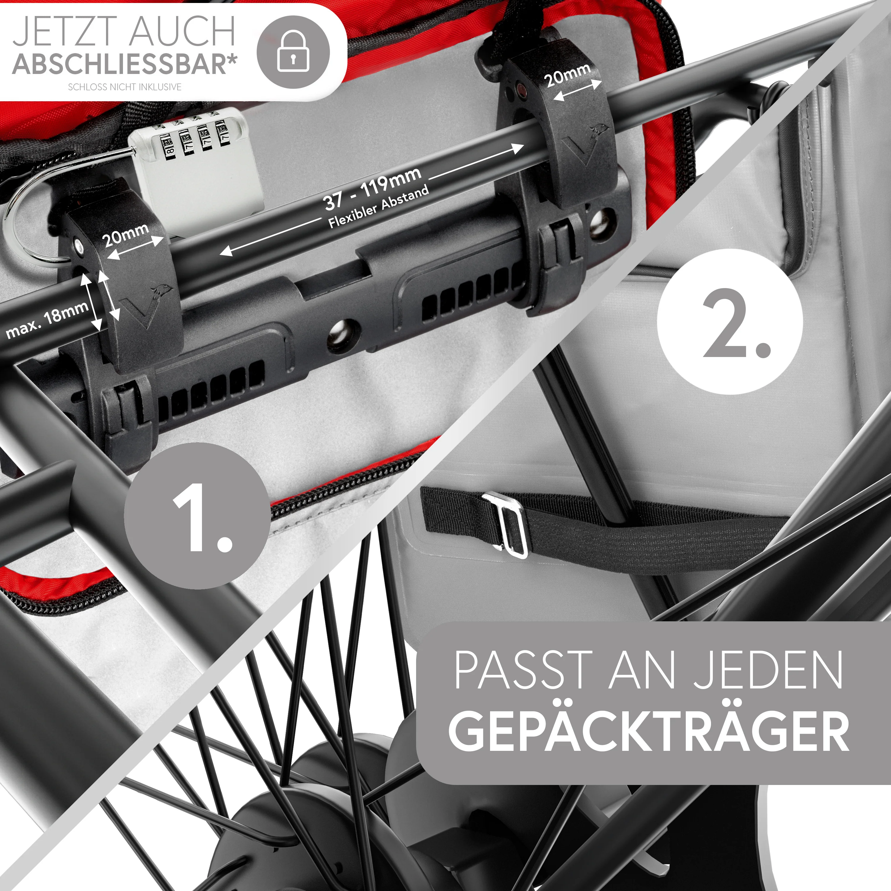 ValkOne 3in1 Fahrradtasche - perfekt für deinen Alltag! - Image 23