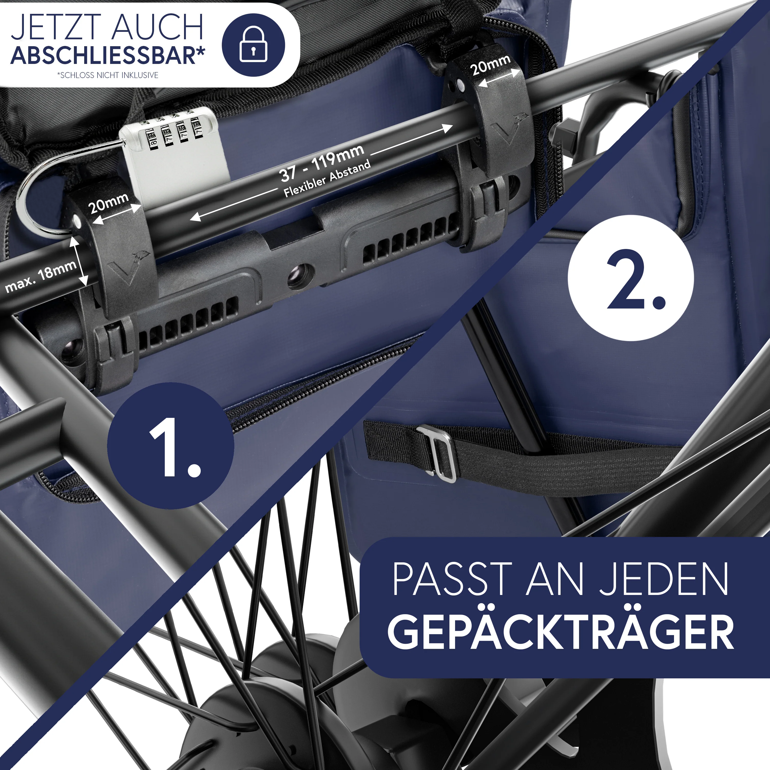 ValkOne 3in1 Fahrradtasche - perfekt für deinen Alltag! - Image 28