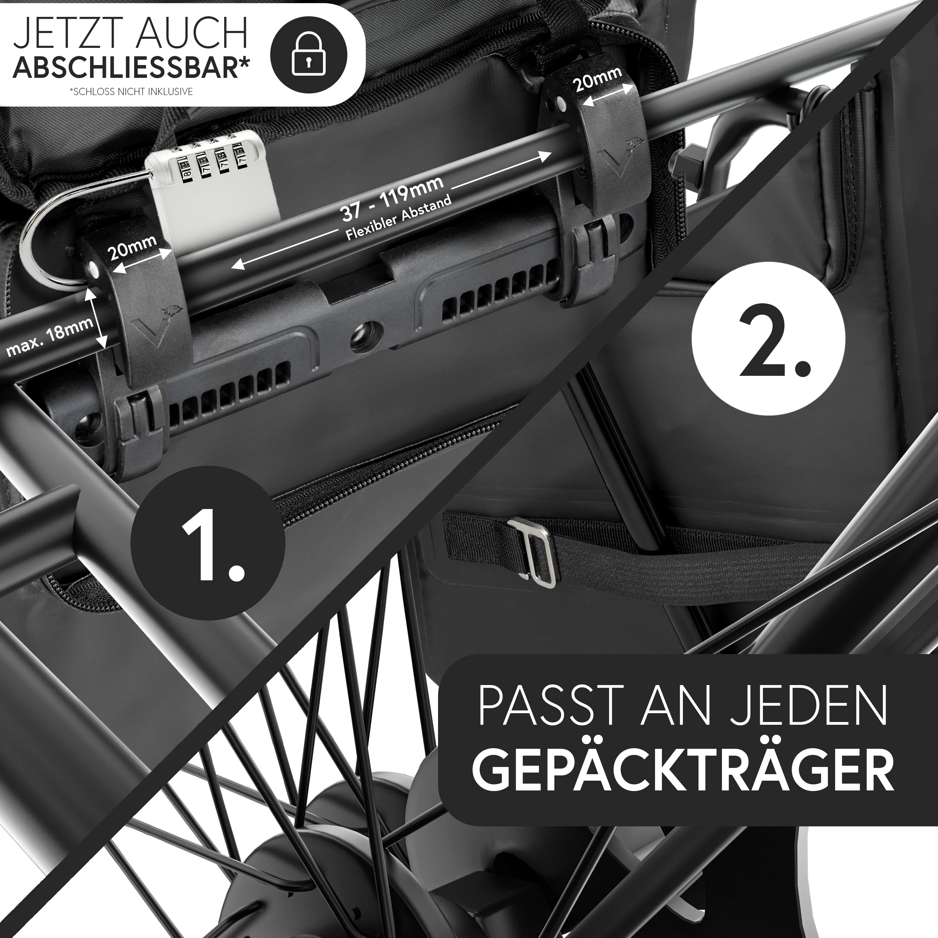 ValkOne 3in1 Fahrradtasche - perfekt für deinen Alltag! - Image 4