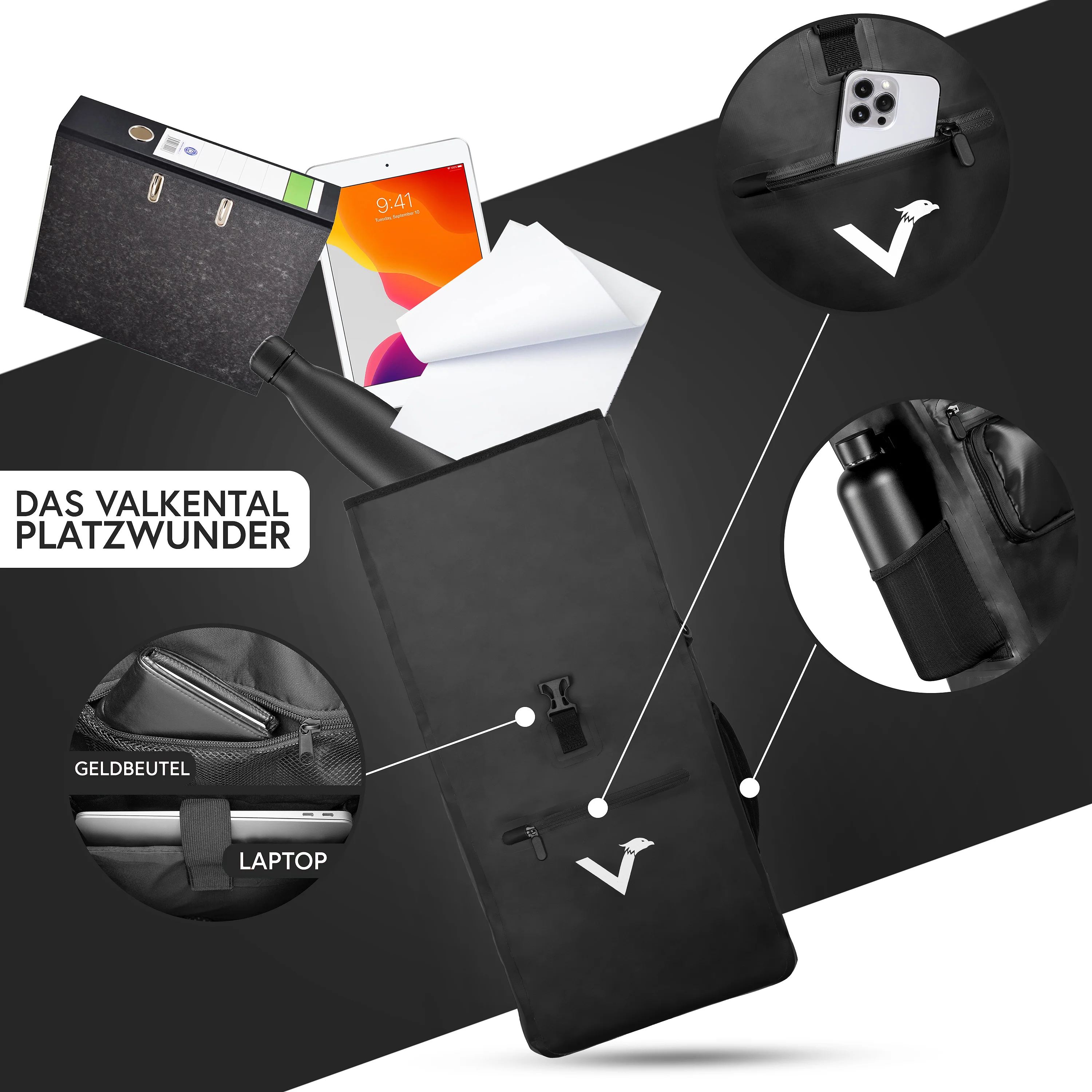 ValkOne 3in1 Fahrradtasche - perfekt für deinen Alltag! - Image 5