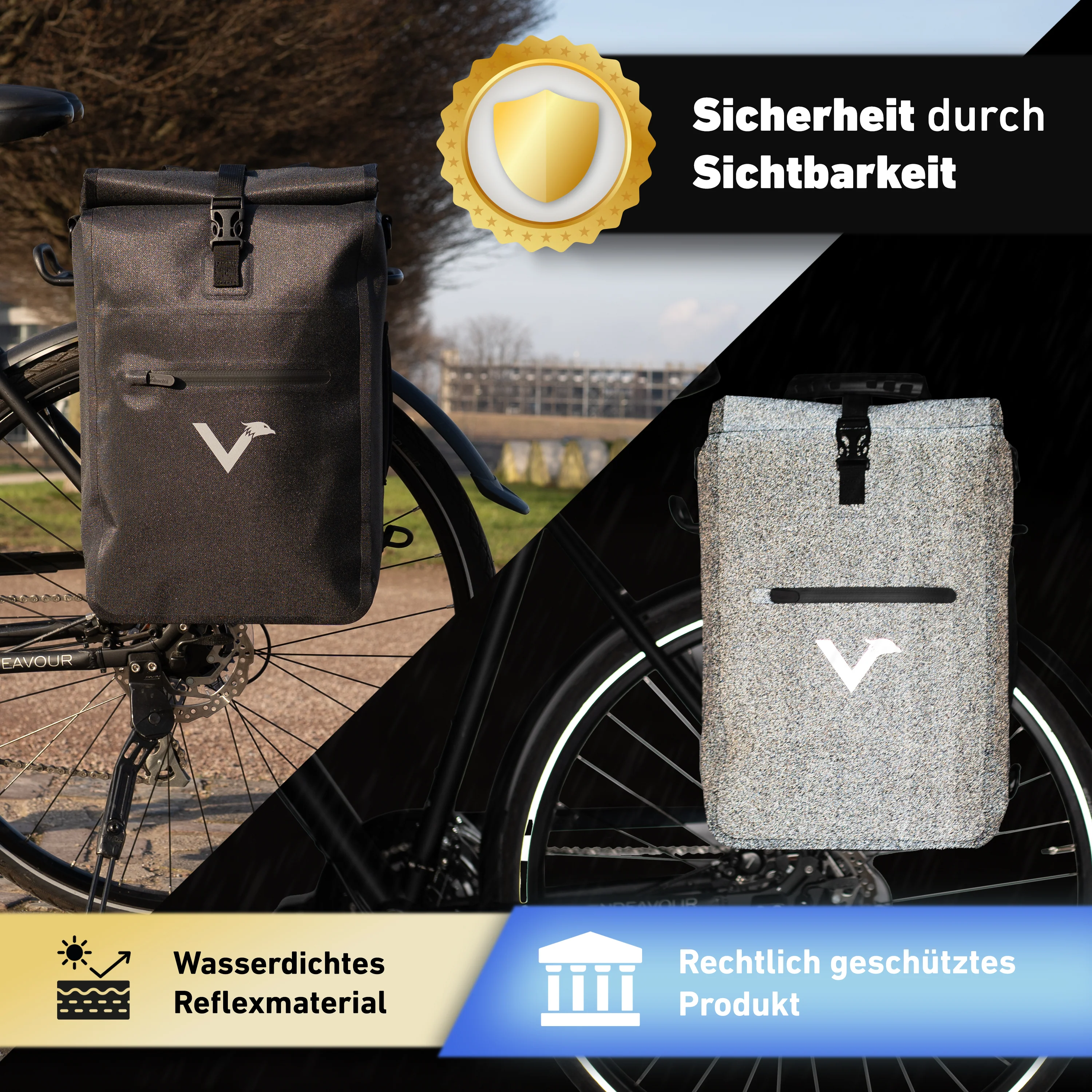 ValkOne 3in1 Fahrradtasche - perfekt für deinen Alltag! - Image 52