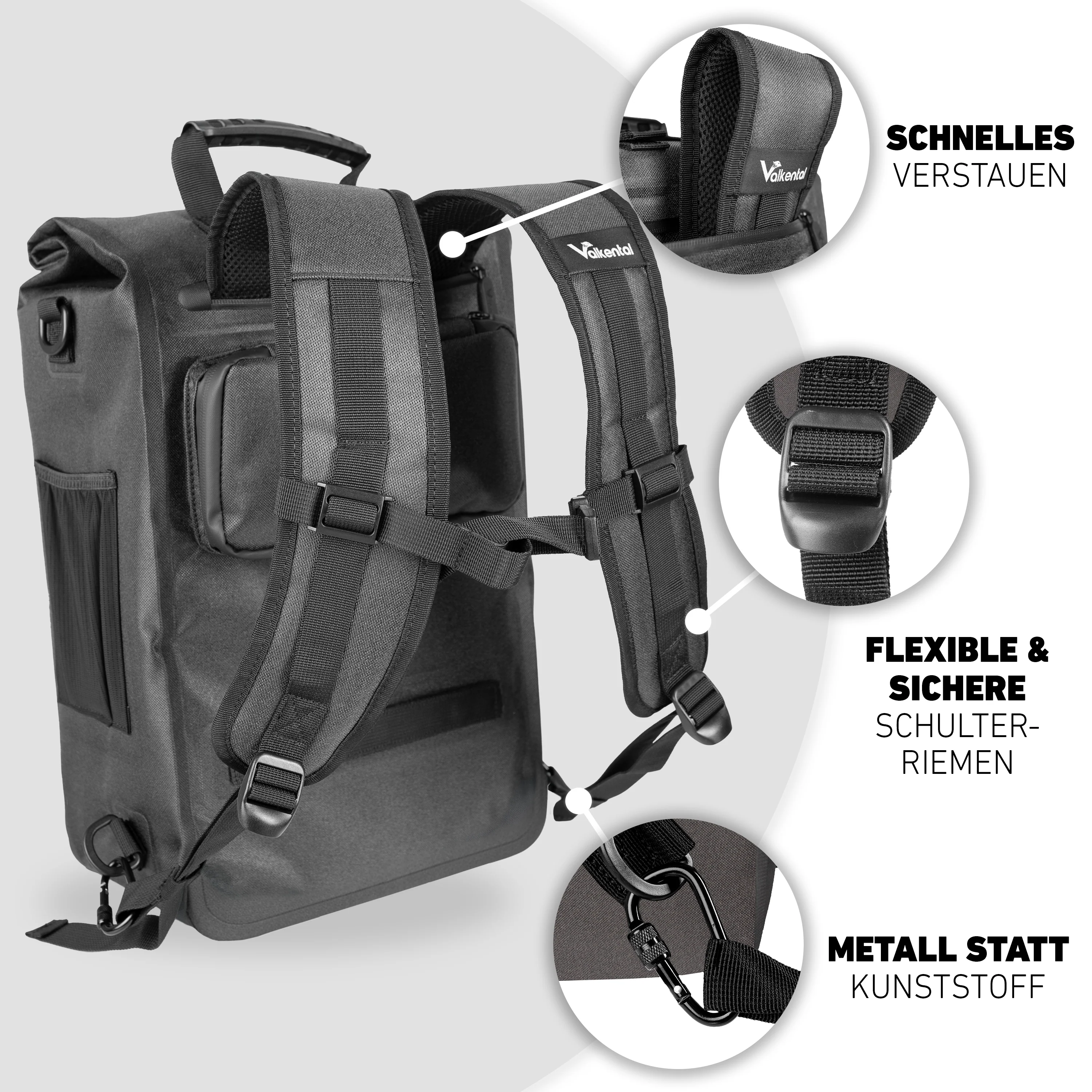 ValkOne 3in1 Fahrradtasche - perfekt für deinen Alltag! - Image 54