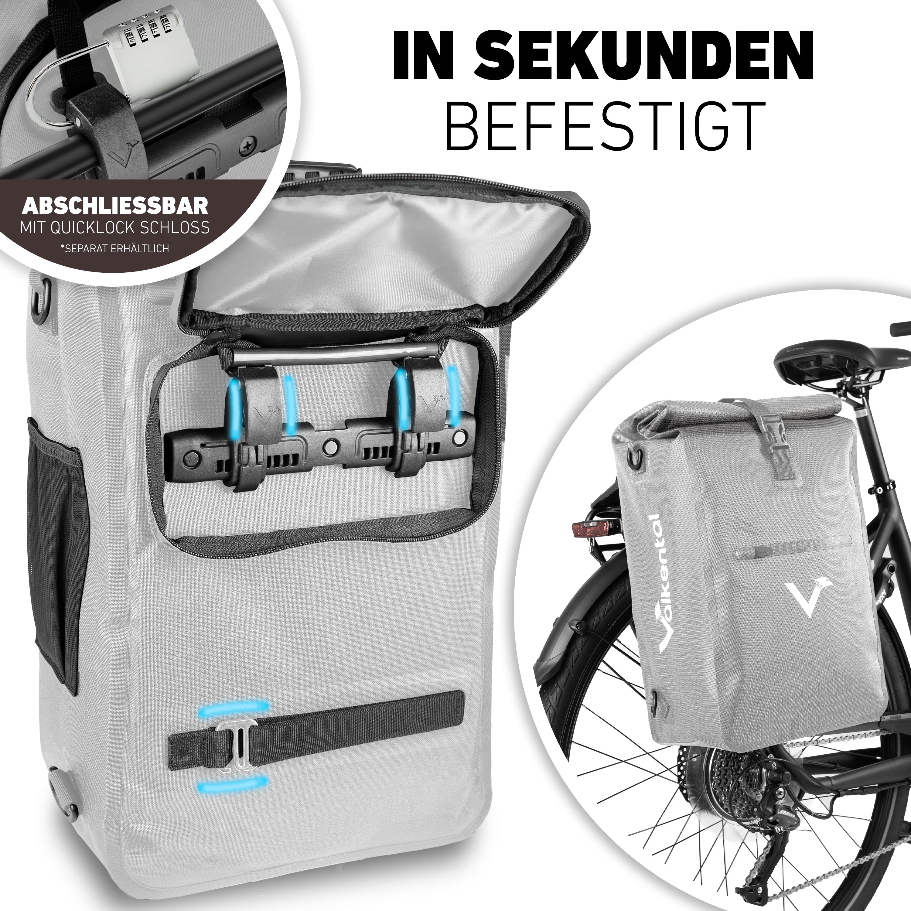 ValkOne 3in1 Fahrradtasche - perfekt für deinen Alltag! - Image 62
