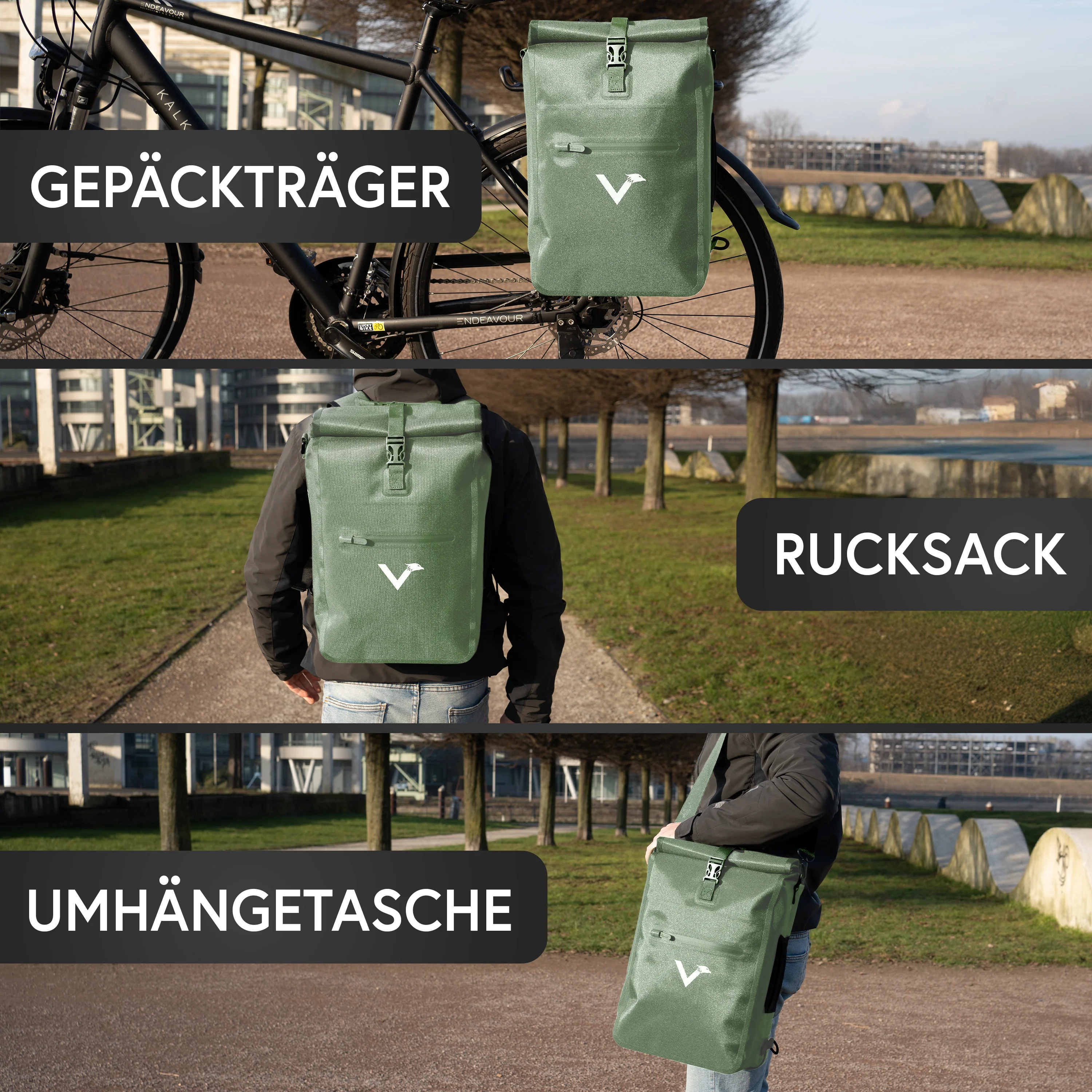 ValkOne 3in1 Fahrradtasche - perfekt für deinen Alltag! - Image 67