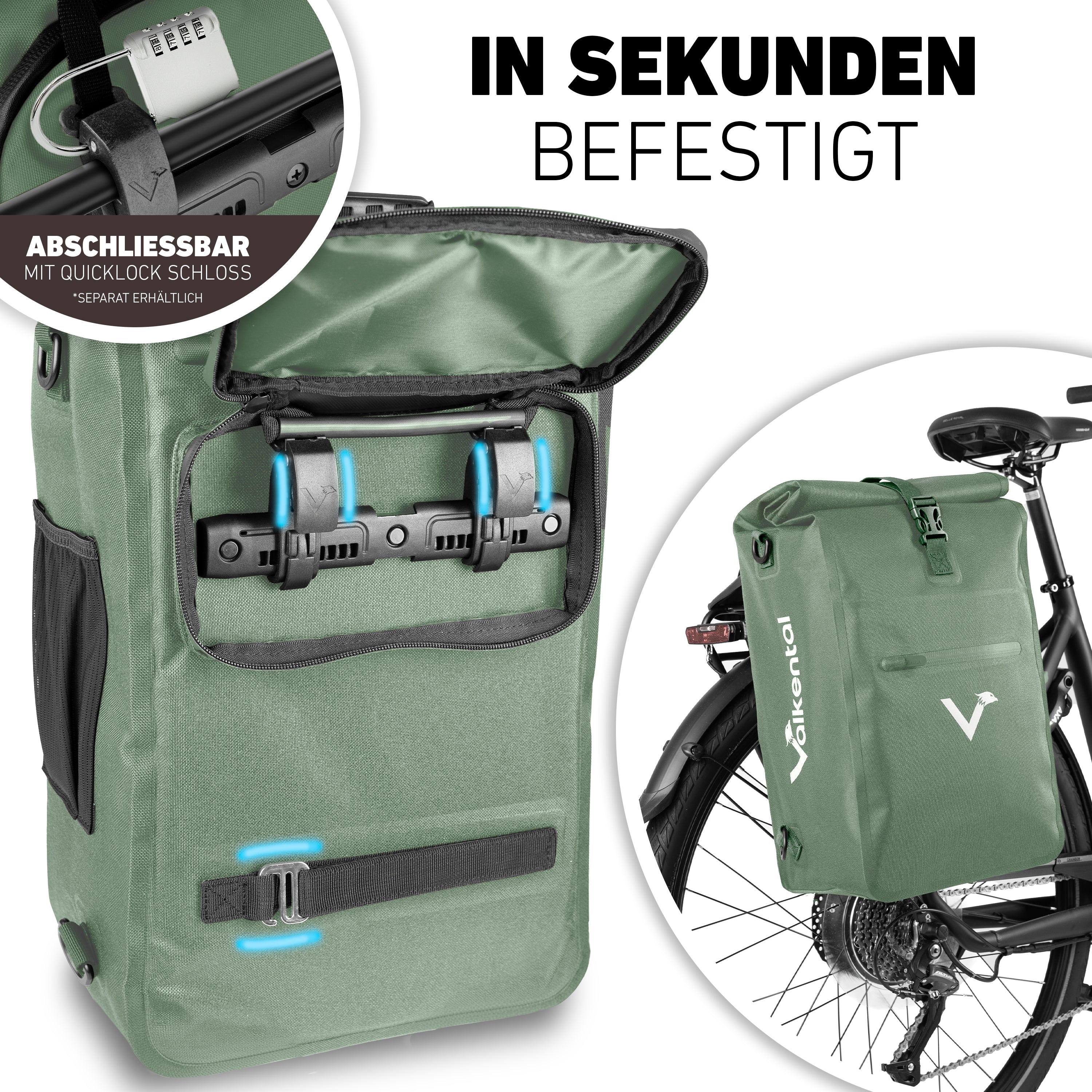 ValkOne 3in1 Fahrradtasche - perfekt für deinen Alltag! - Image 68