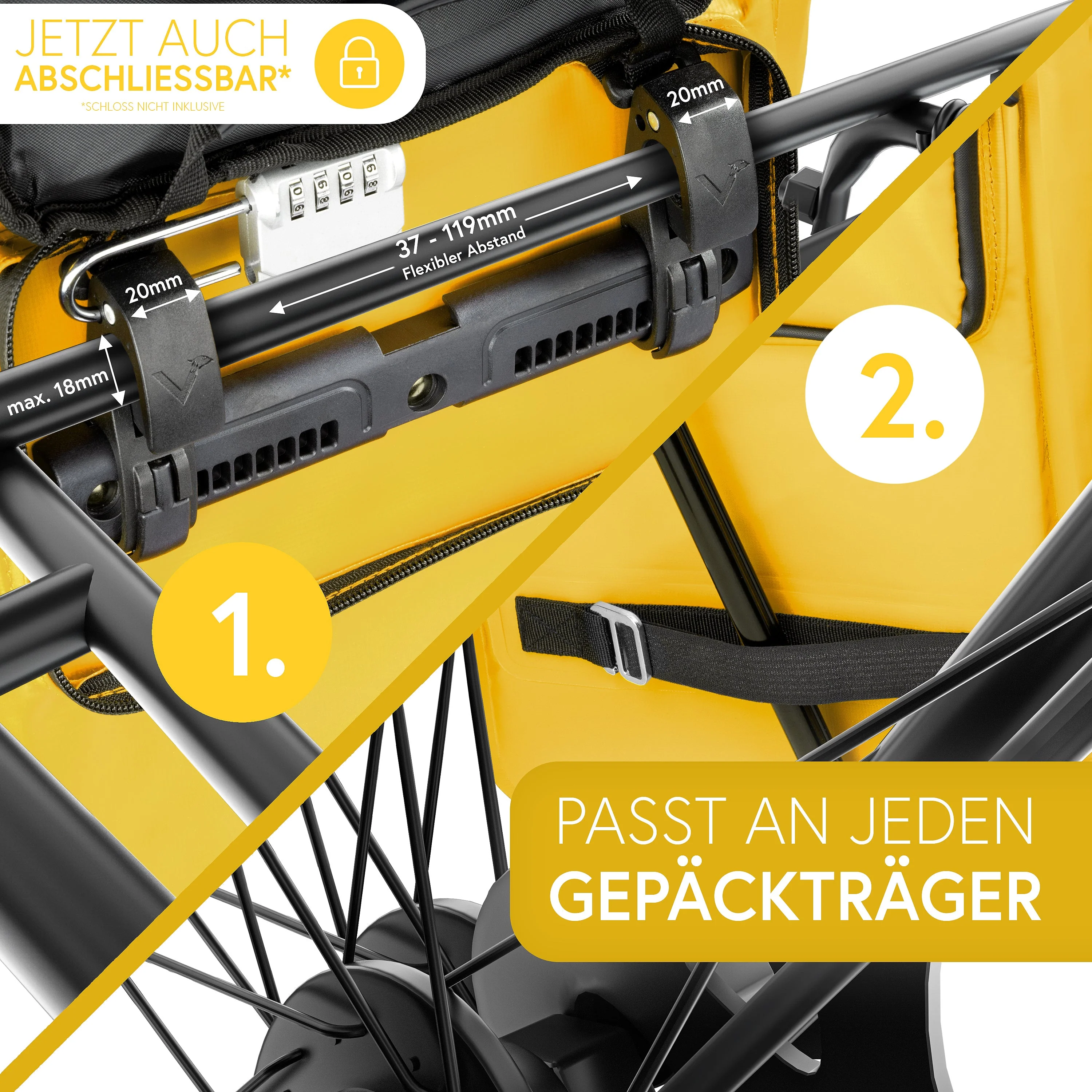 ValkOne 3in1 Fahrradtasche - perfekt für deinen Alltag! - B-WARE - Image 15