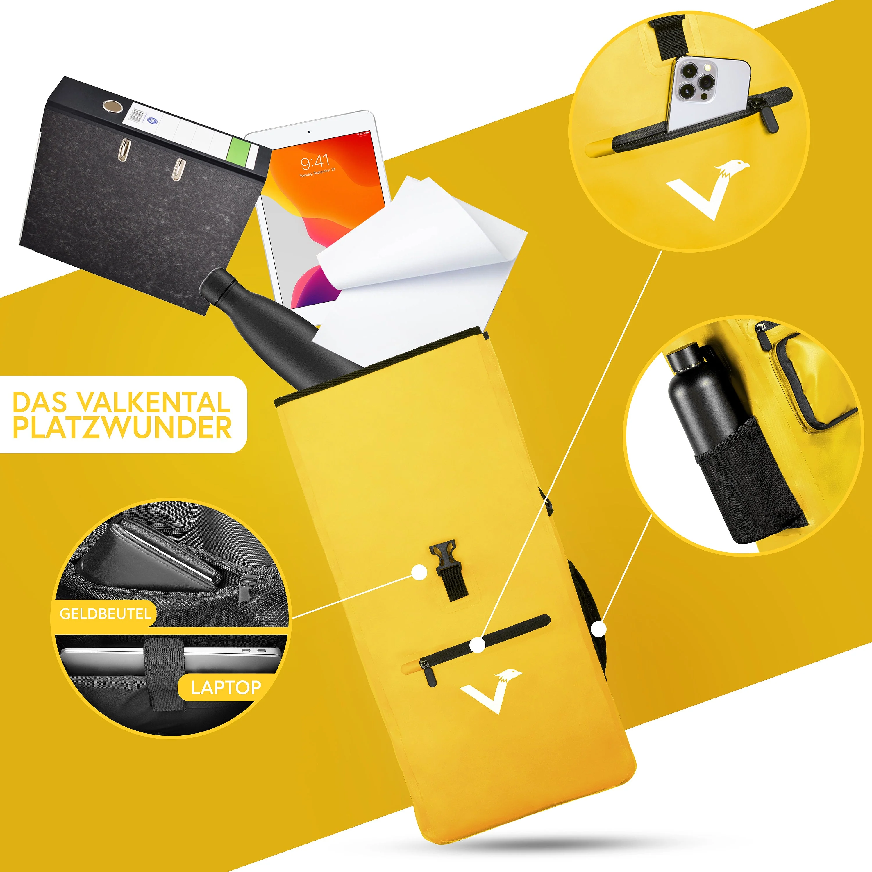 ValkOne 3in1 Fahrradtasche - perfekt für deinen Alltag! - B-WARE - Image 17