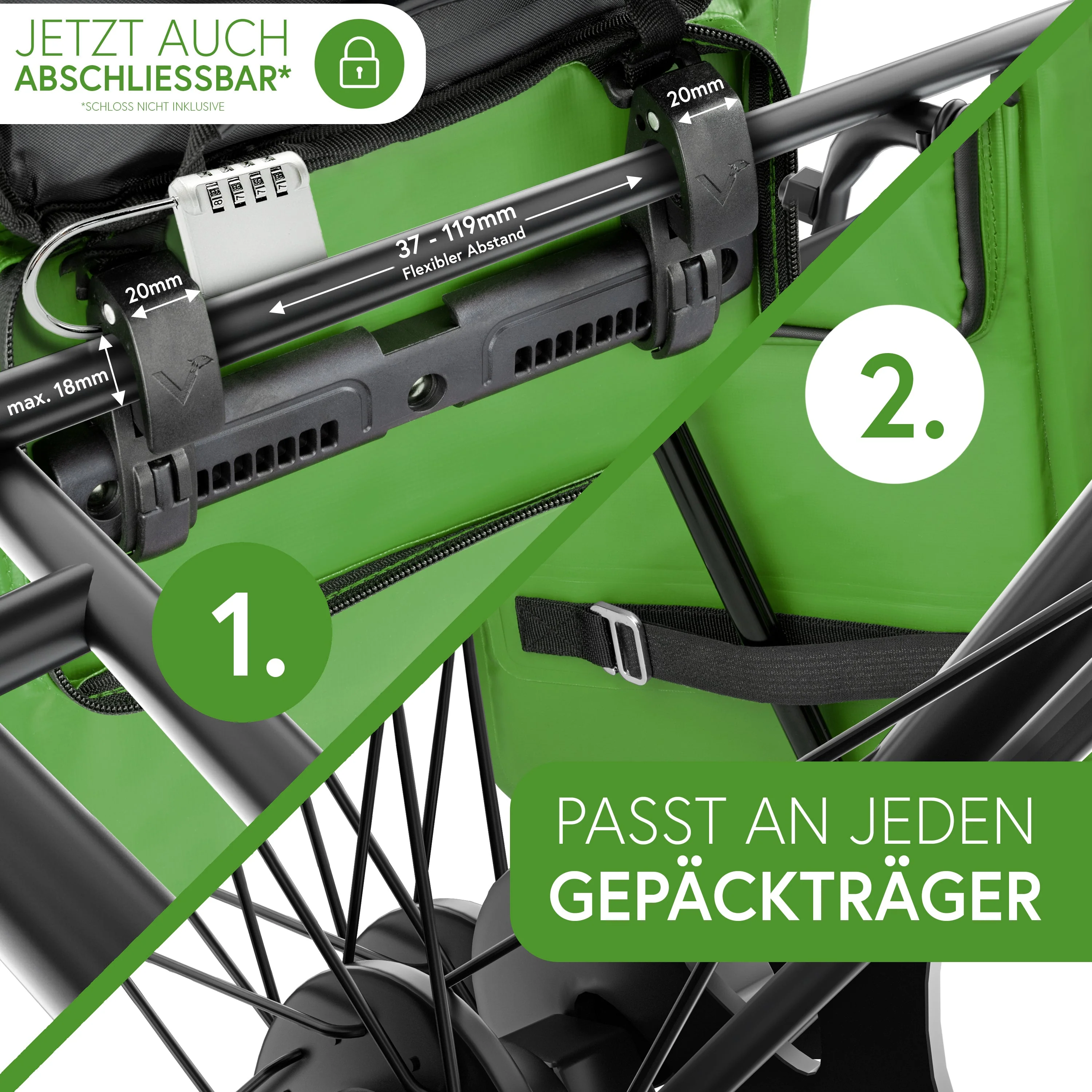 ValkOne 3in1 Fahrradtasche - perfekt für deinen Alltag! | Bundle - Image 10