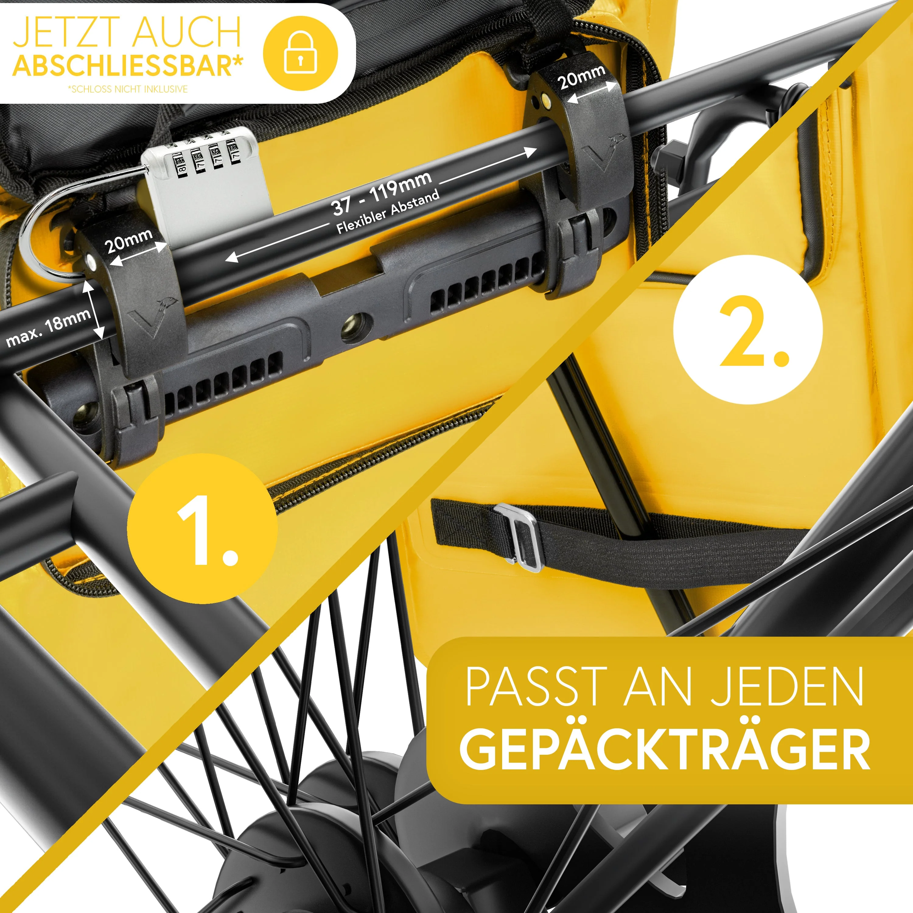 ValkOne 3in1 Fahrradtasche - perfekt für deinen Alltag! | Bundle - Image 16
