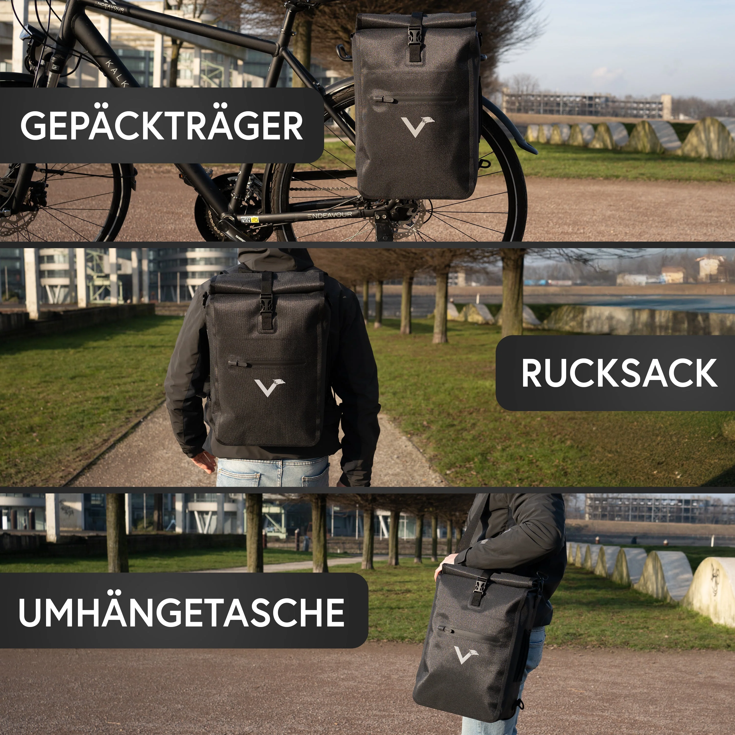 ValkOne 3in1 Fahrradtasche - perfekt für deinen Alltag! | Bundle - Image 53