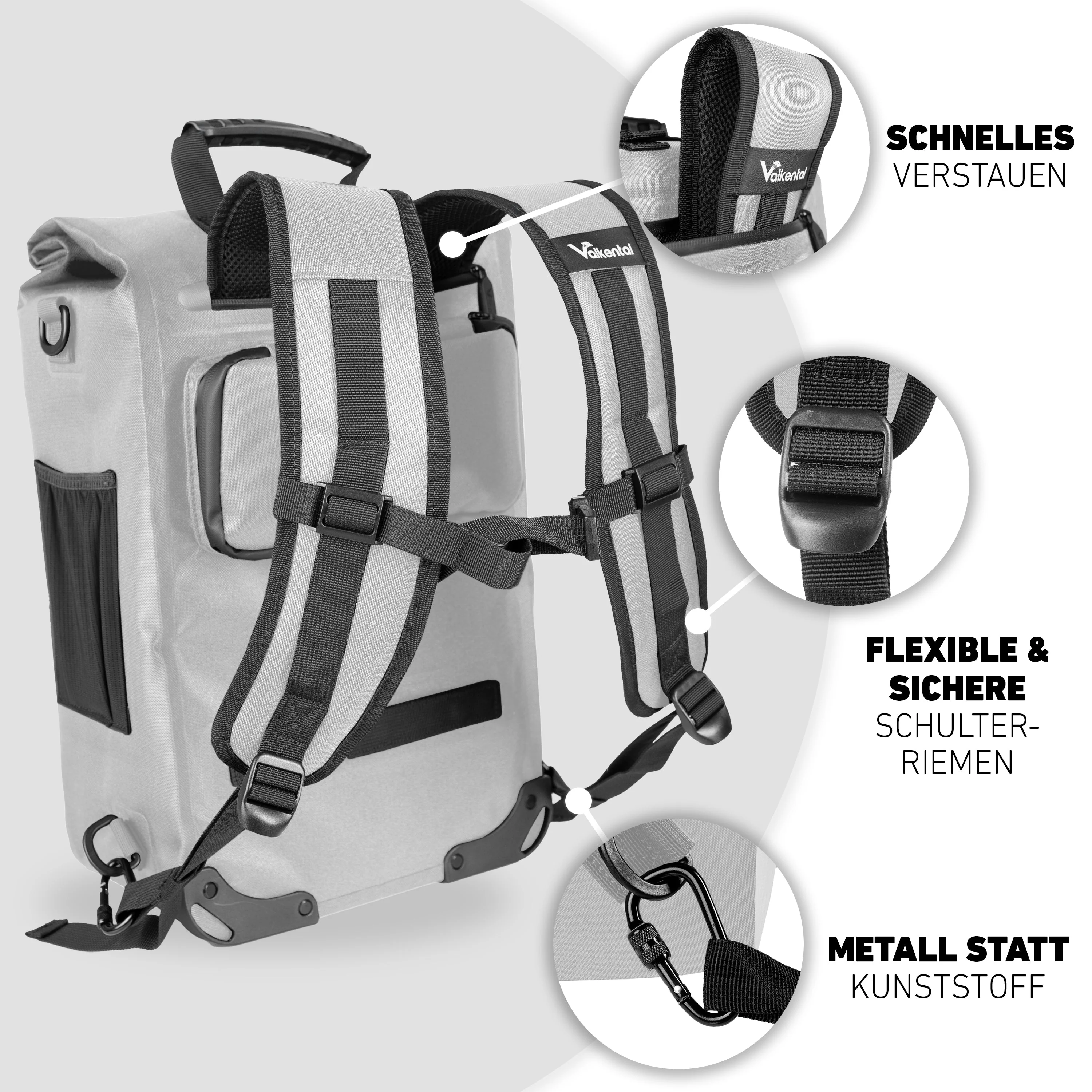 ValkOne 3in1 Fahrradtasche - perfekt für deinen Alltag! | Bundle - Image 60