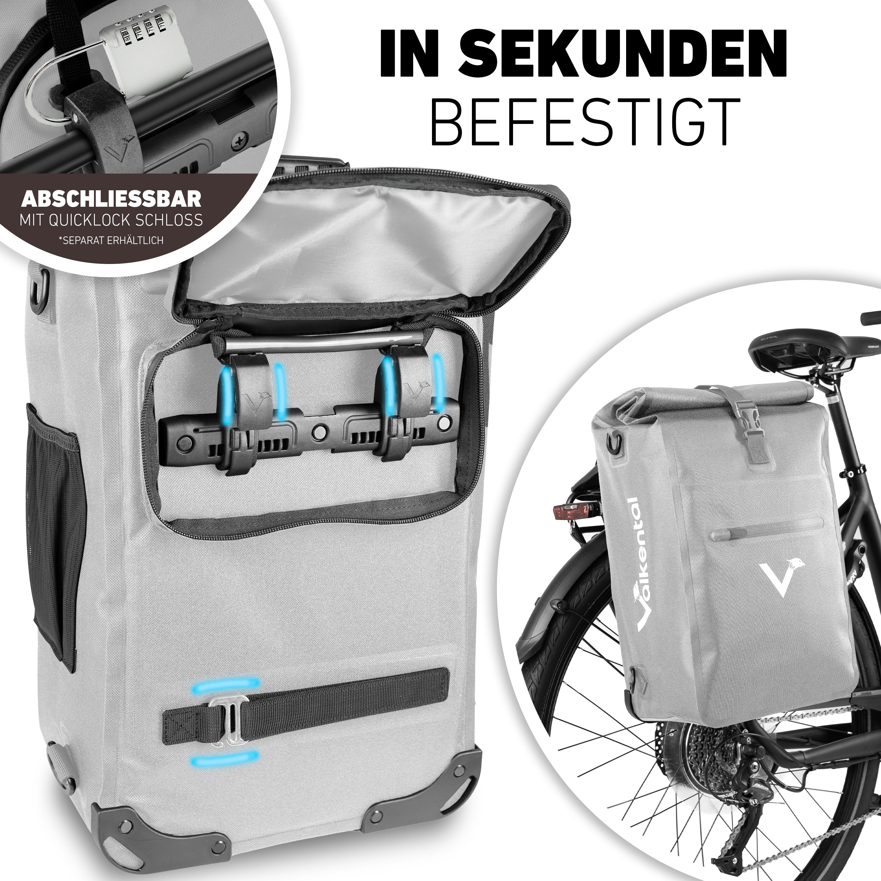 ValkOne 3in1 Fahrradtasche - perfekt für deinen Alltag! | Bundle - Image 63