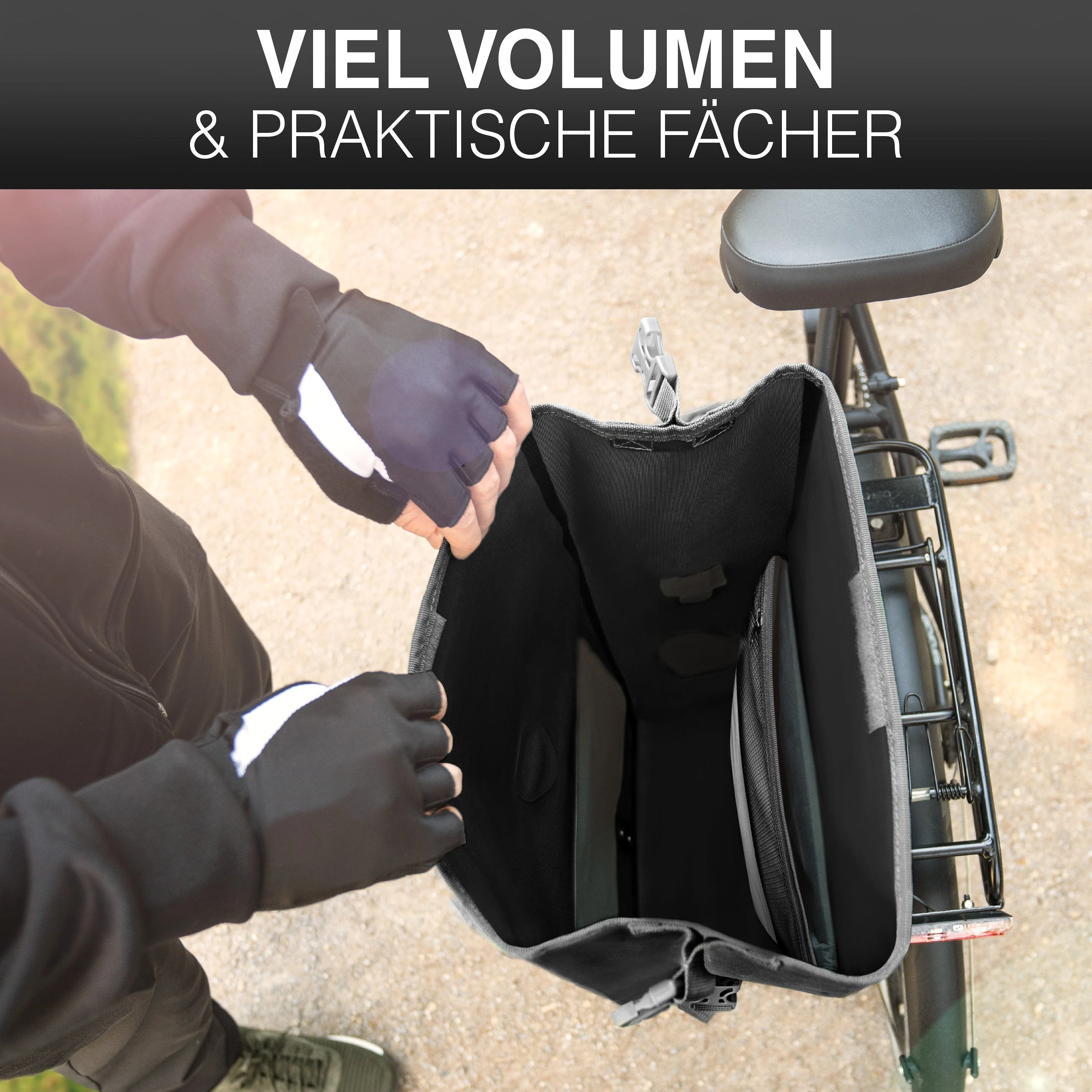 ValkOcean - Praktische & schicke 2in1 Gepäckträgertasche | Bundle - Image 22