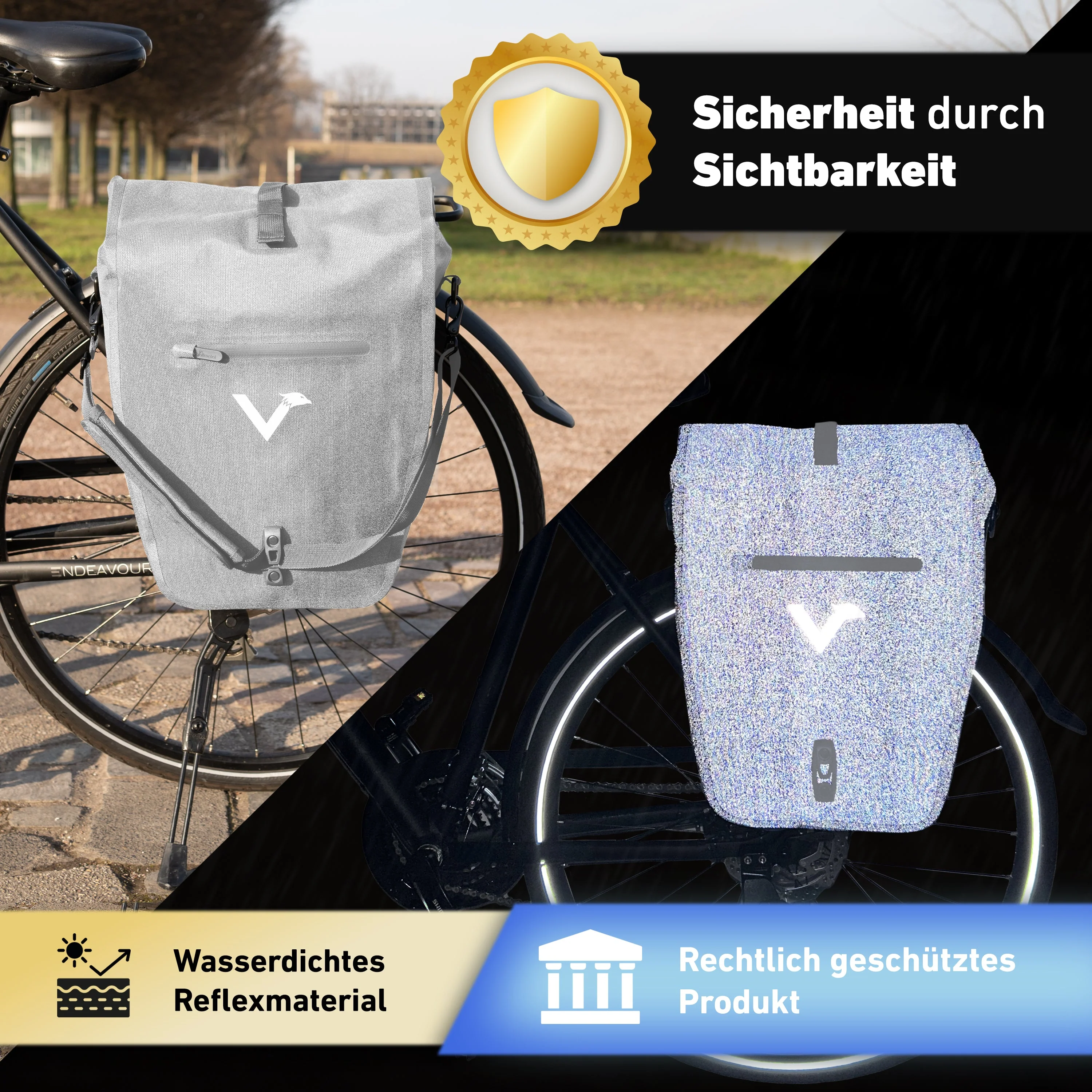 ValkOcean - Praktische & schicke 2in1 Gepäckträgertasche | Bundle - Image 34