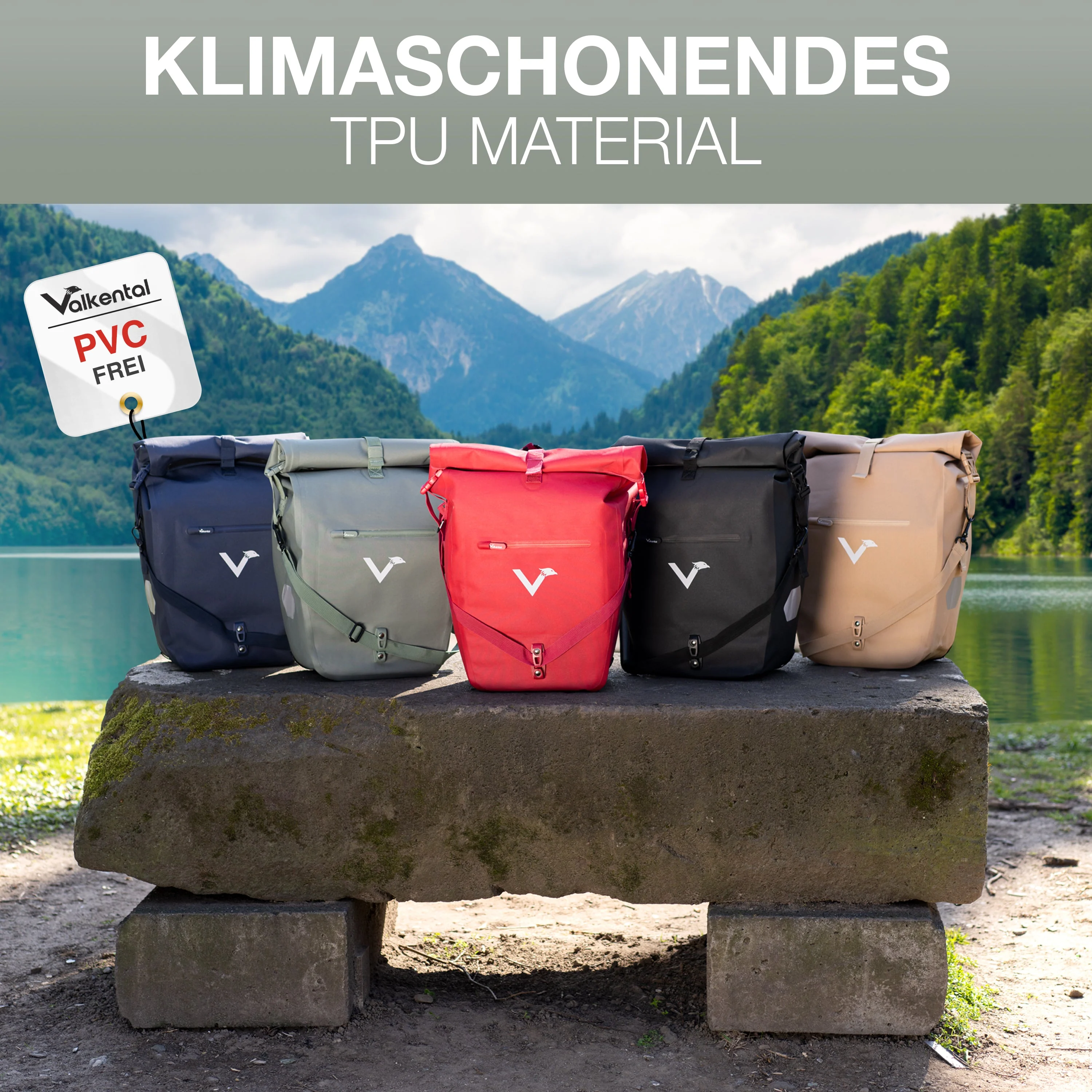 ValkOcean - Praktische & schicke 2in1 Gepäckträgertasche | Bundle - Image 6
