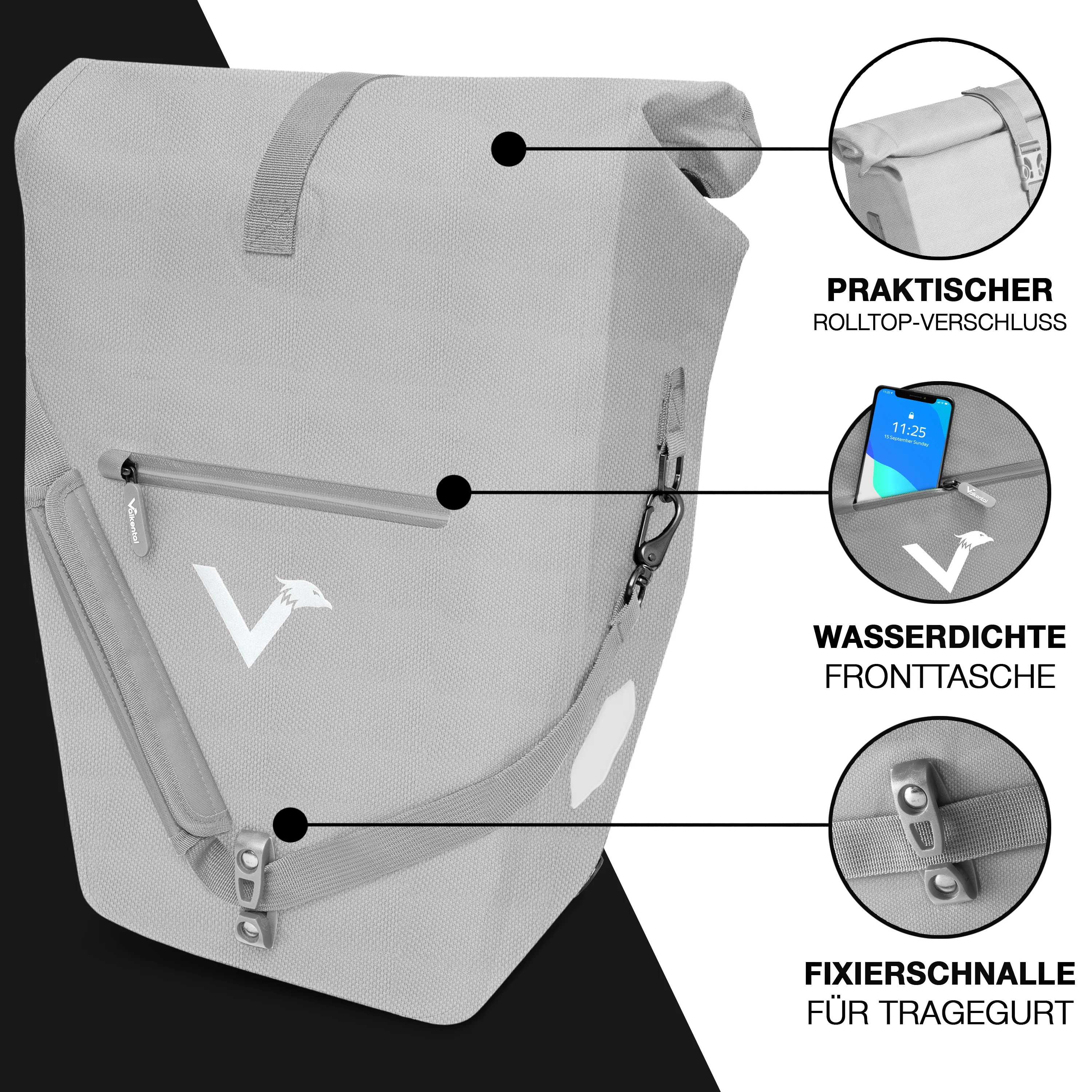 ValkOcean Gepäckträgertasche aus TPU Material - B-Ware - Image 16