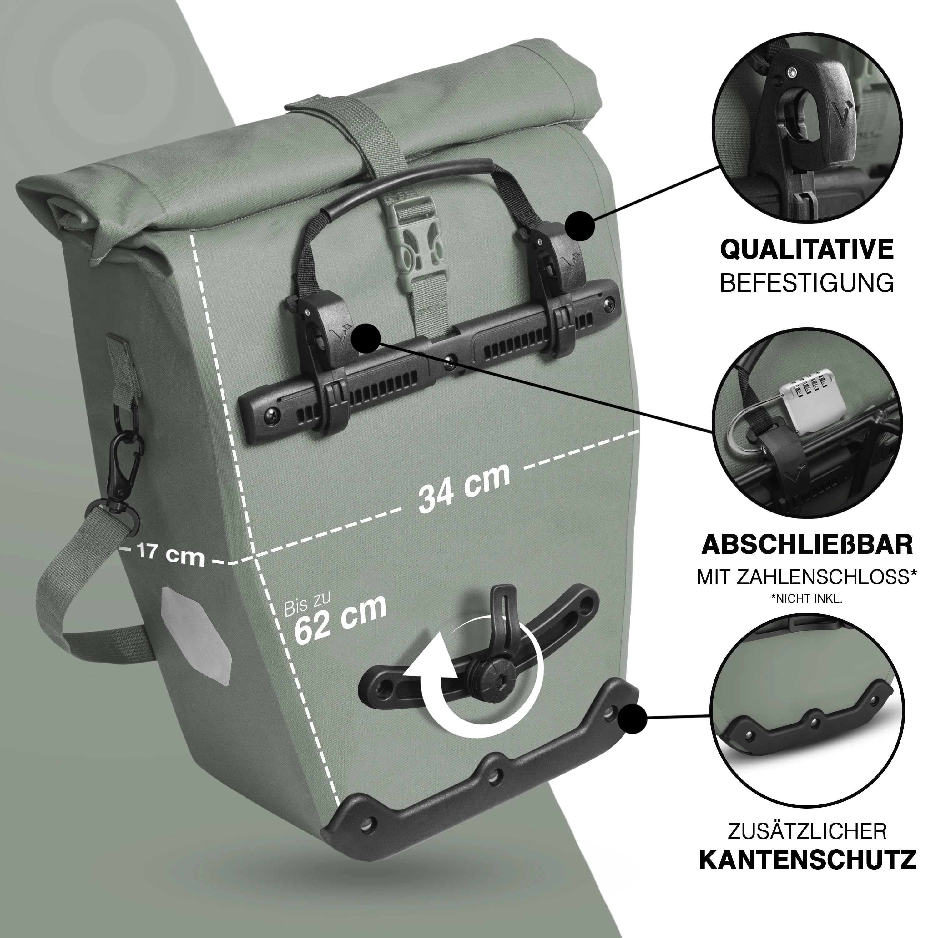 ValkOcean Gepäckträgertasche aus TPU Material - B-Ware - Image 20