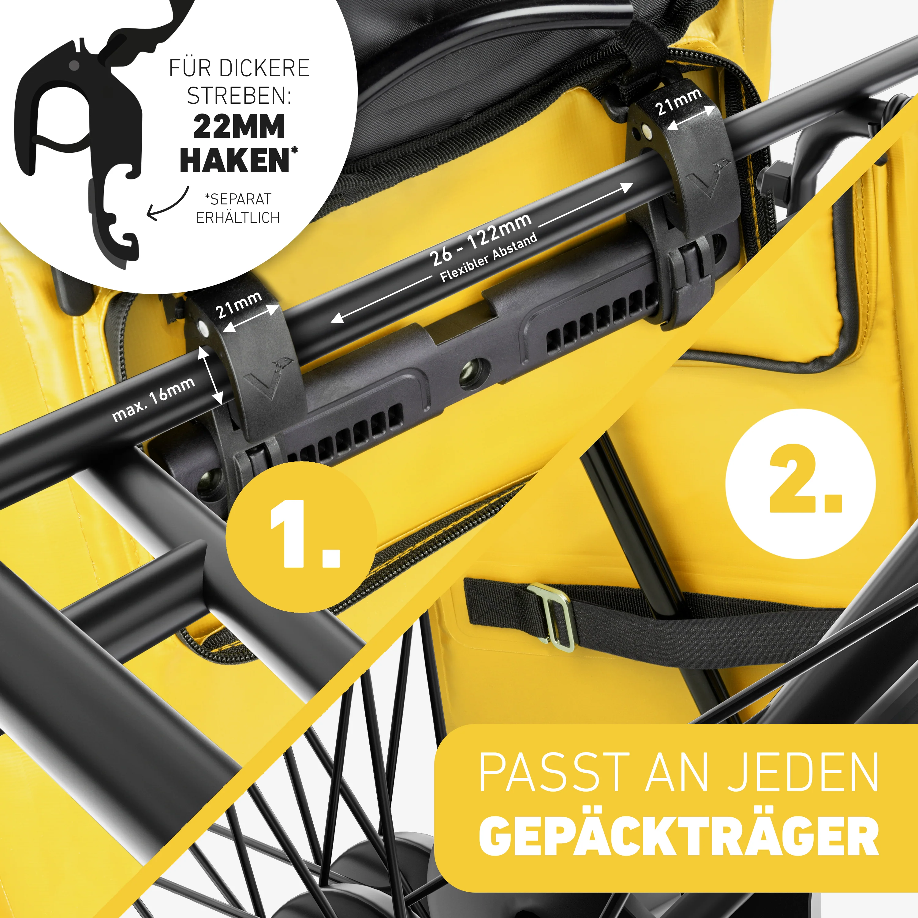 ValkOne Light - 3in1 Fahrradtasche - perfekt für deinen Alltag! - Image 25