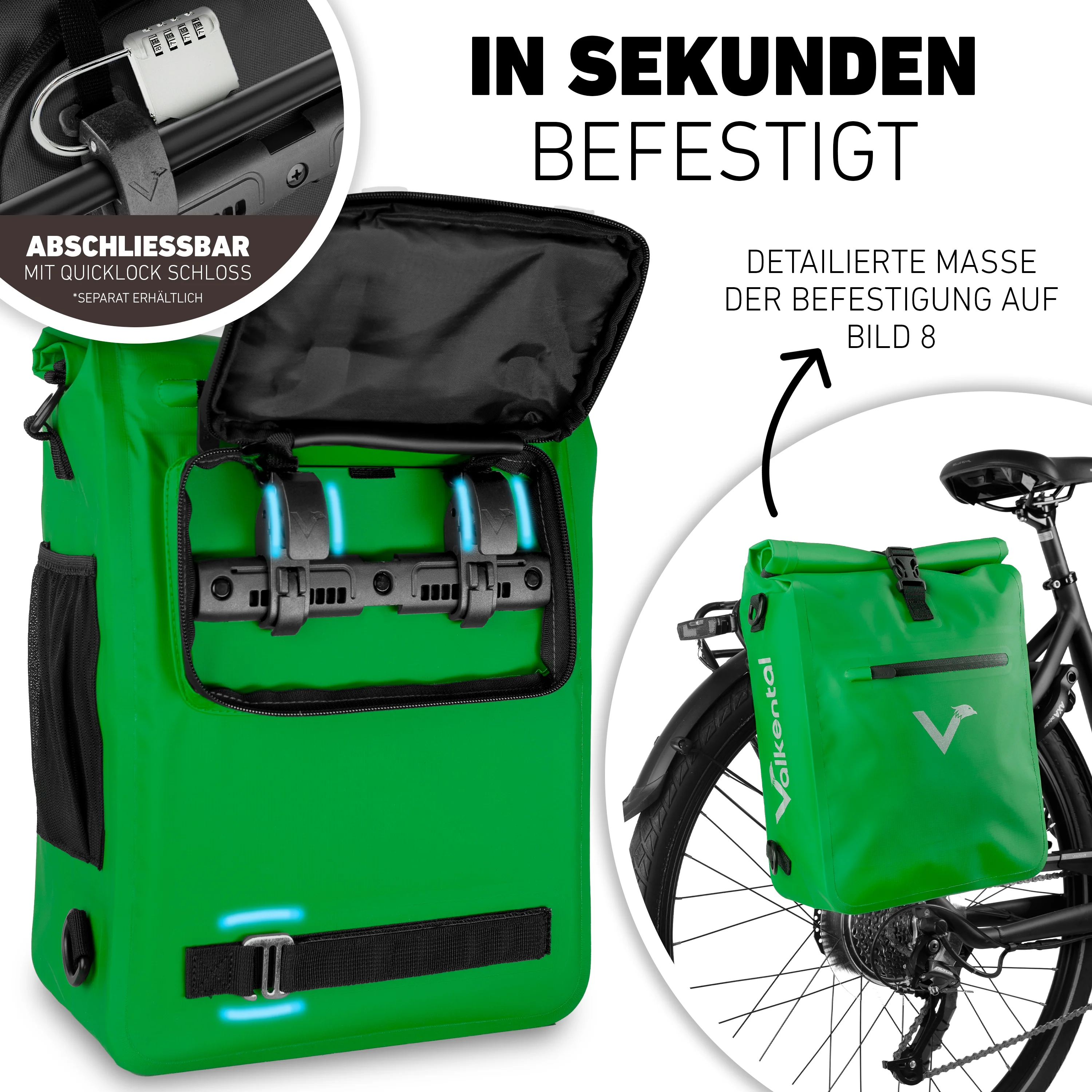 ValkOne Light - 3in1 Fahrradtasche - perfekt für deinen Alltag! - Image 5