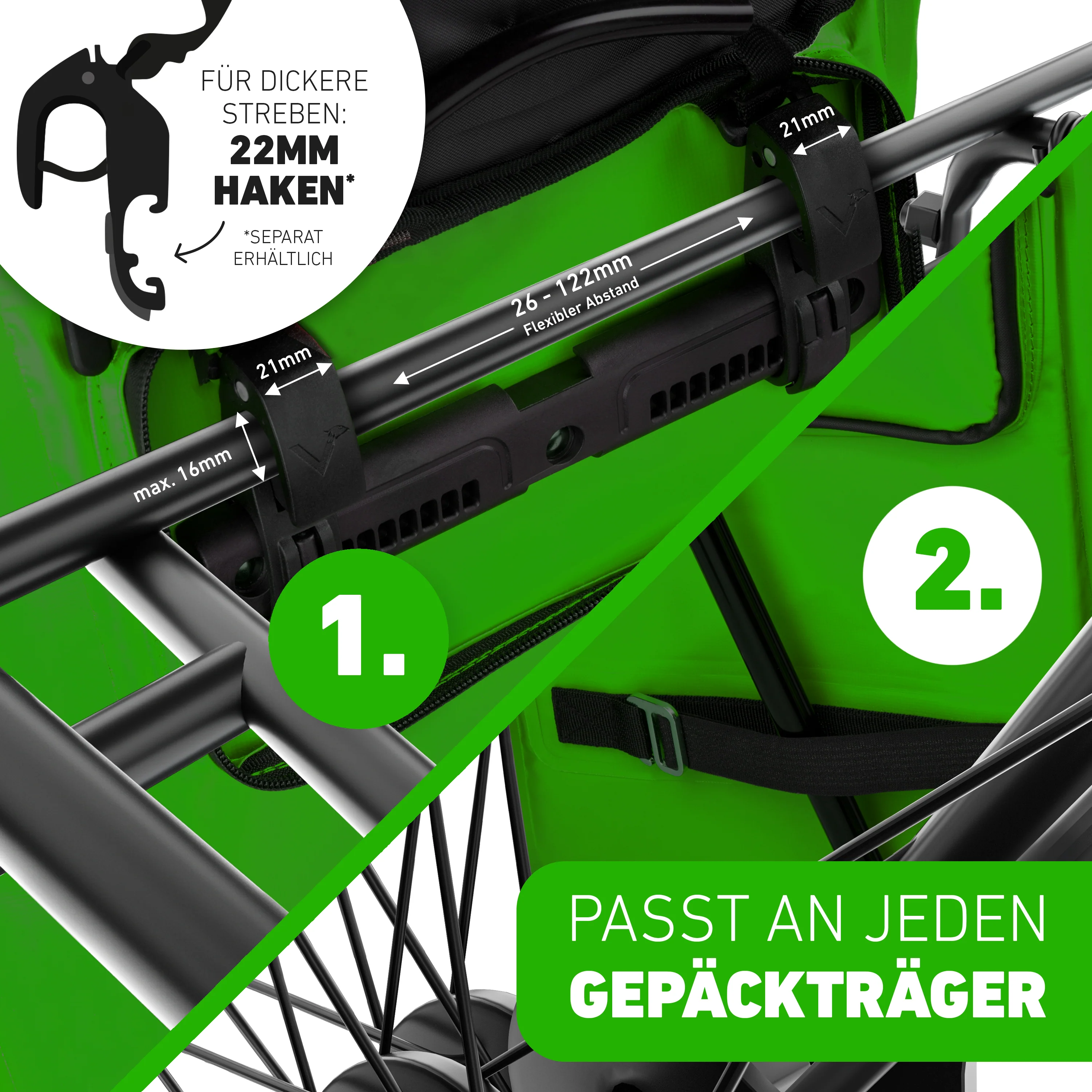 ValkOne Light - 3in1 Fahrradtasche - perfekt für deinen Alltag! - Image 6