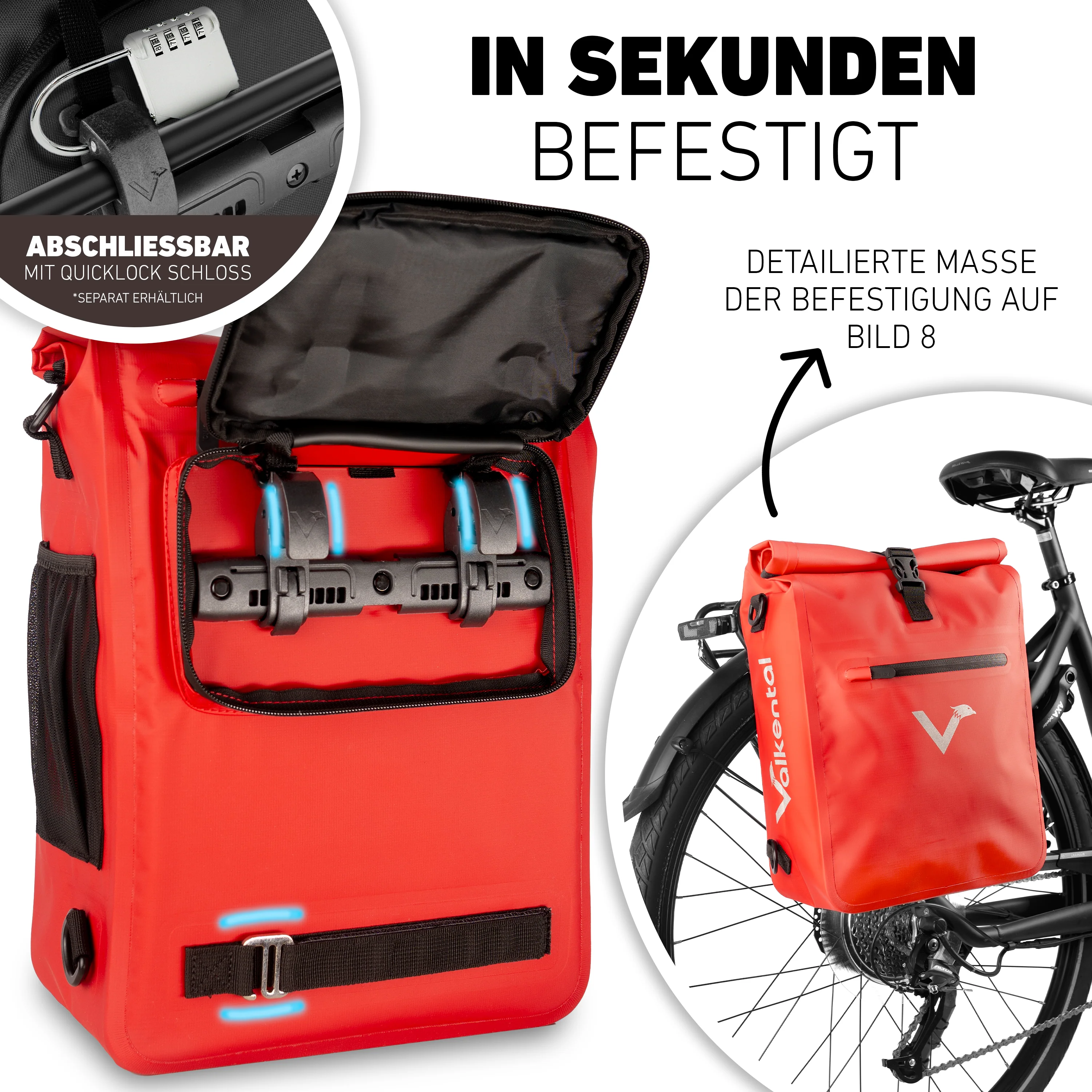 ValkOne Light - 3in1 Fahrradtasche - perfekt für deinen Alltag! - Image 7