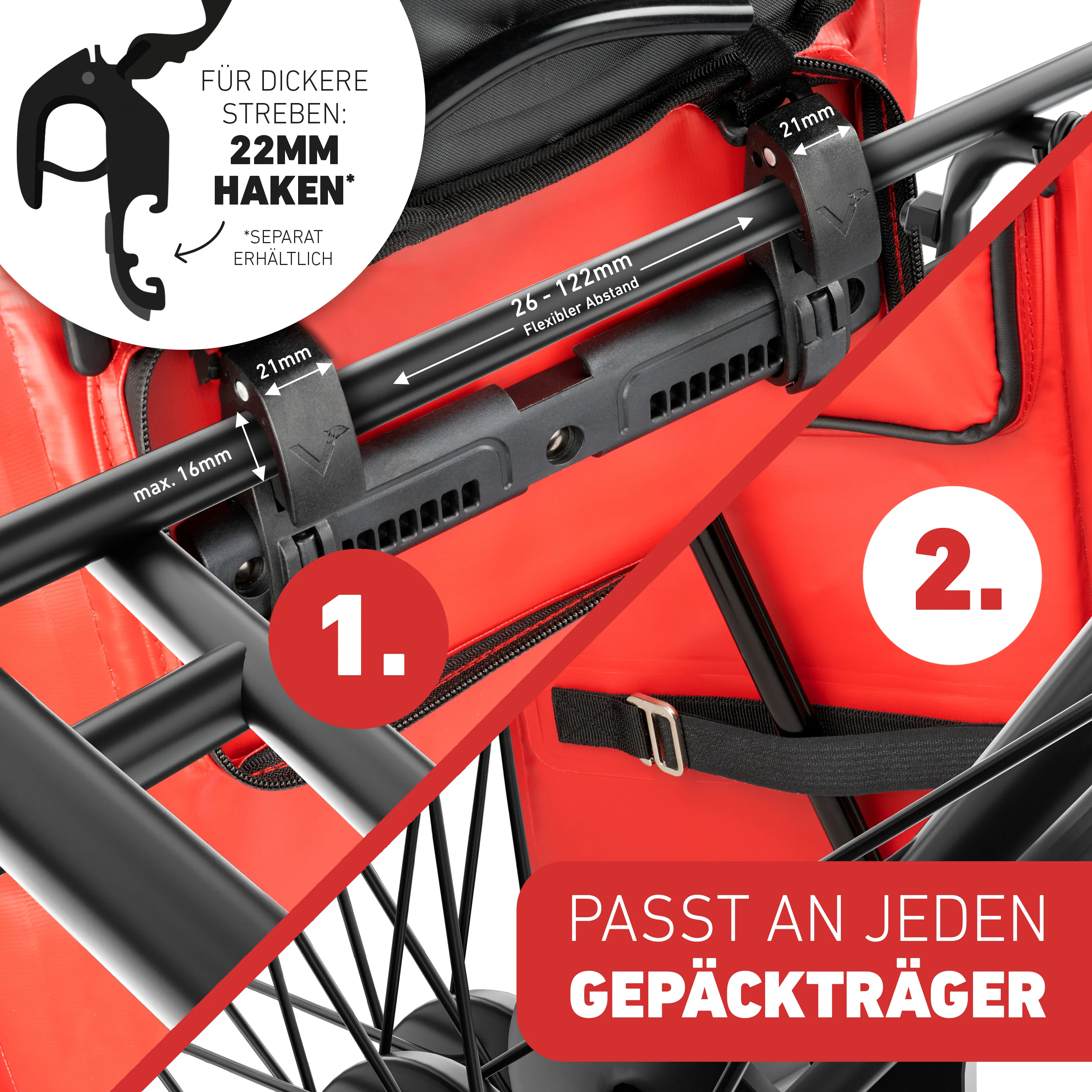 ValkOne Light - 3in1 Fahrradtasche - perfekt für deinen Alltag! - Image 8