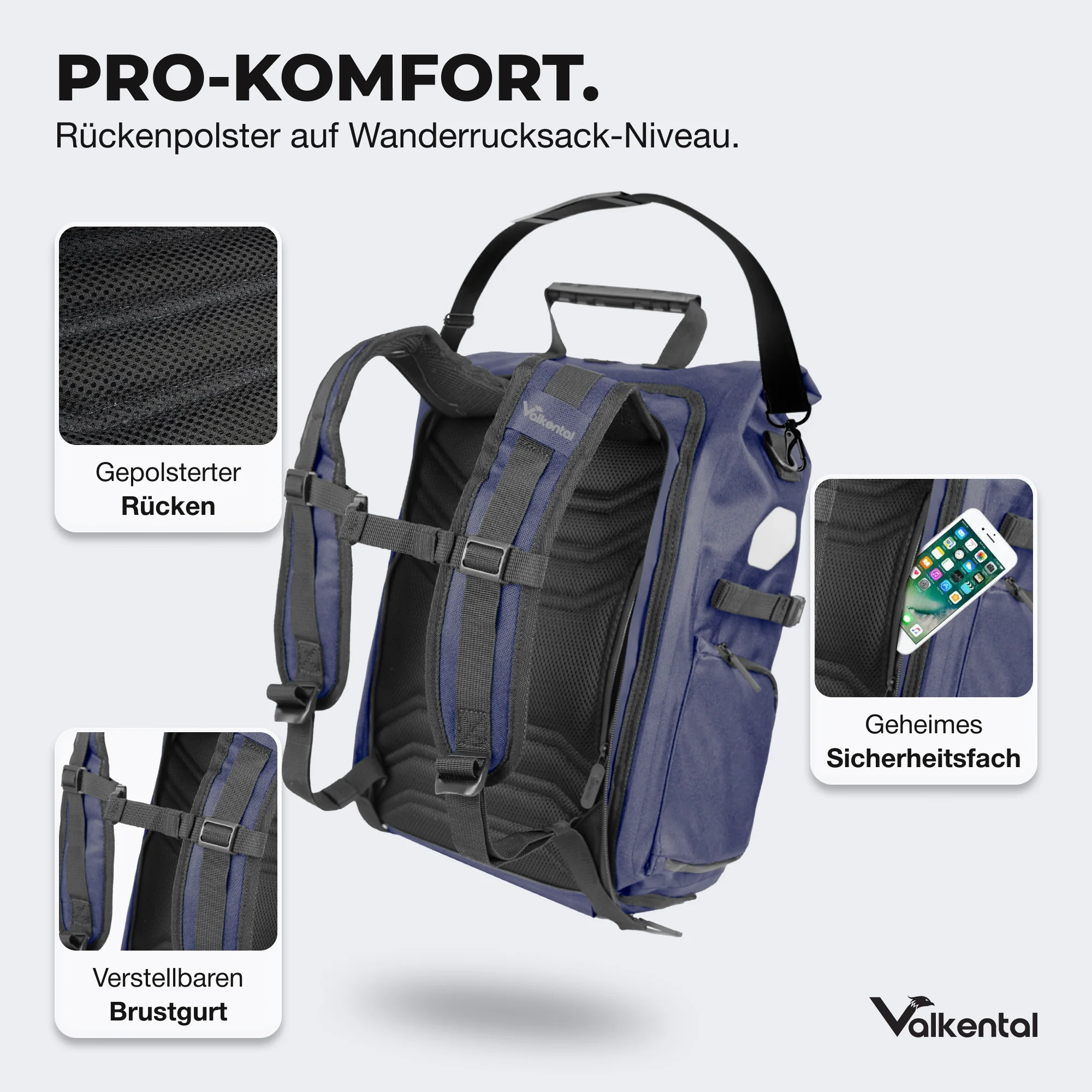 ValkPro 3in1 Fahrradtasche - hochfunktionales Multitalent - Image 11