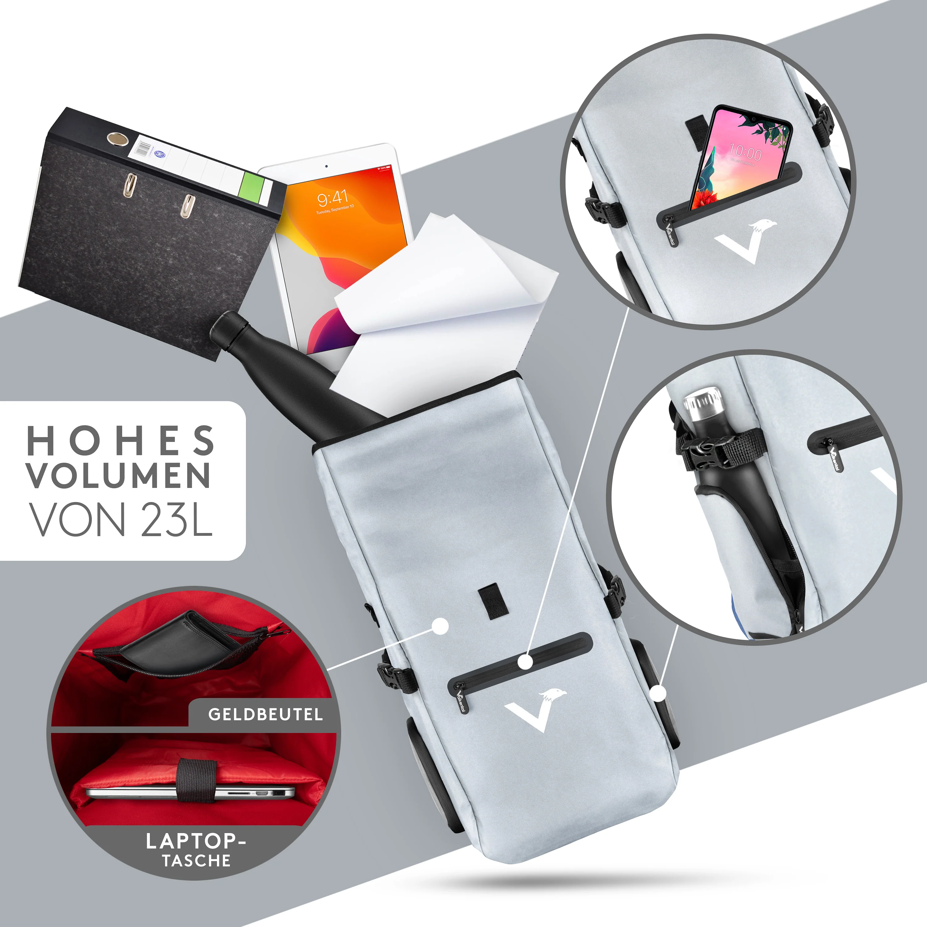 ValkPro 3in1 Fahrradtasche - hochfunktionales Multitalent - Image 19