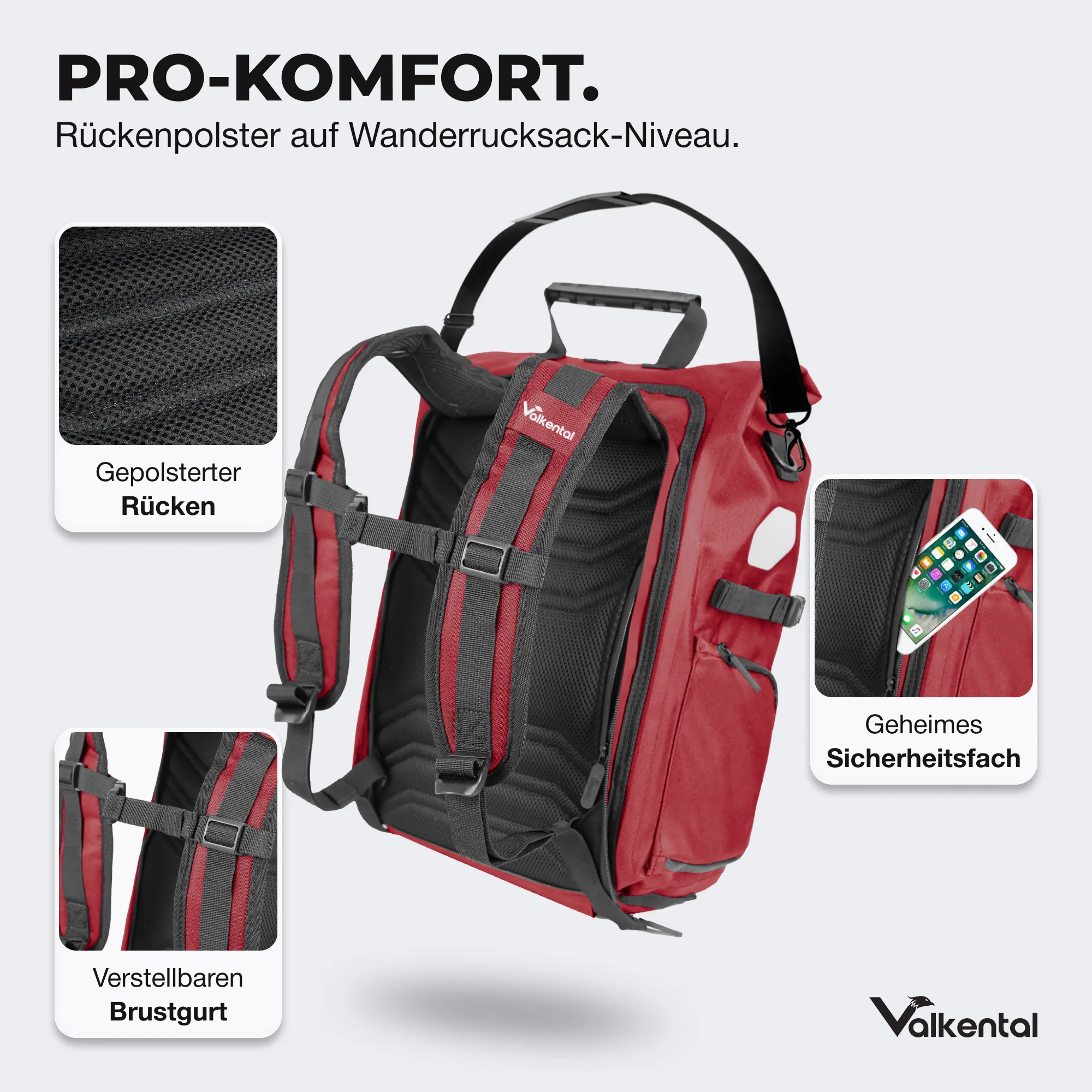 ValkPro 3in1 Fahrradtasche - hochfunktionales Multitalent - Image 38