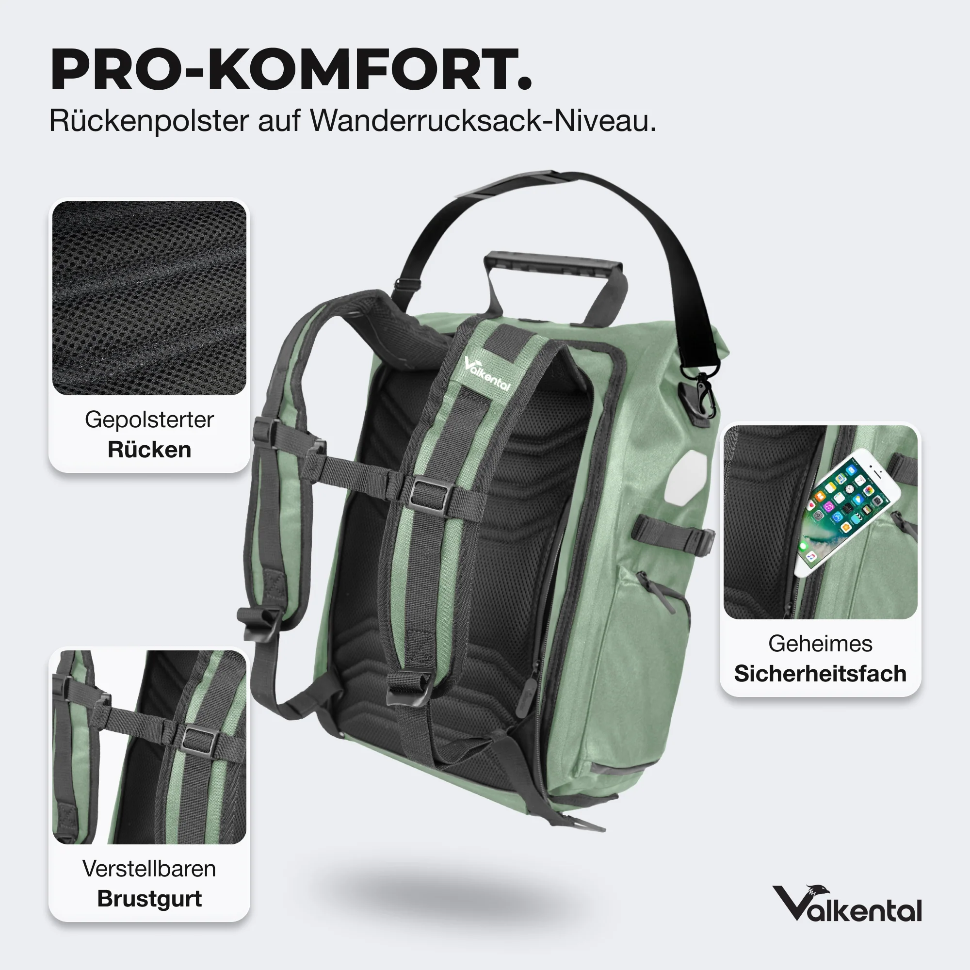 ValkPro 3in1 Fahrradtasche - hochfunktionales Multitalent - Image 45