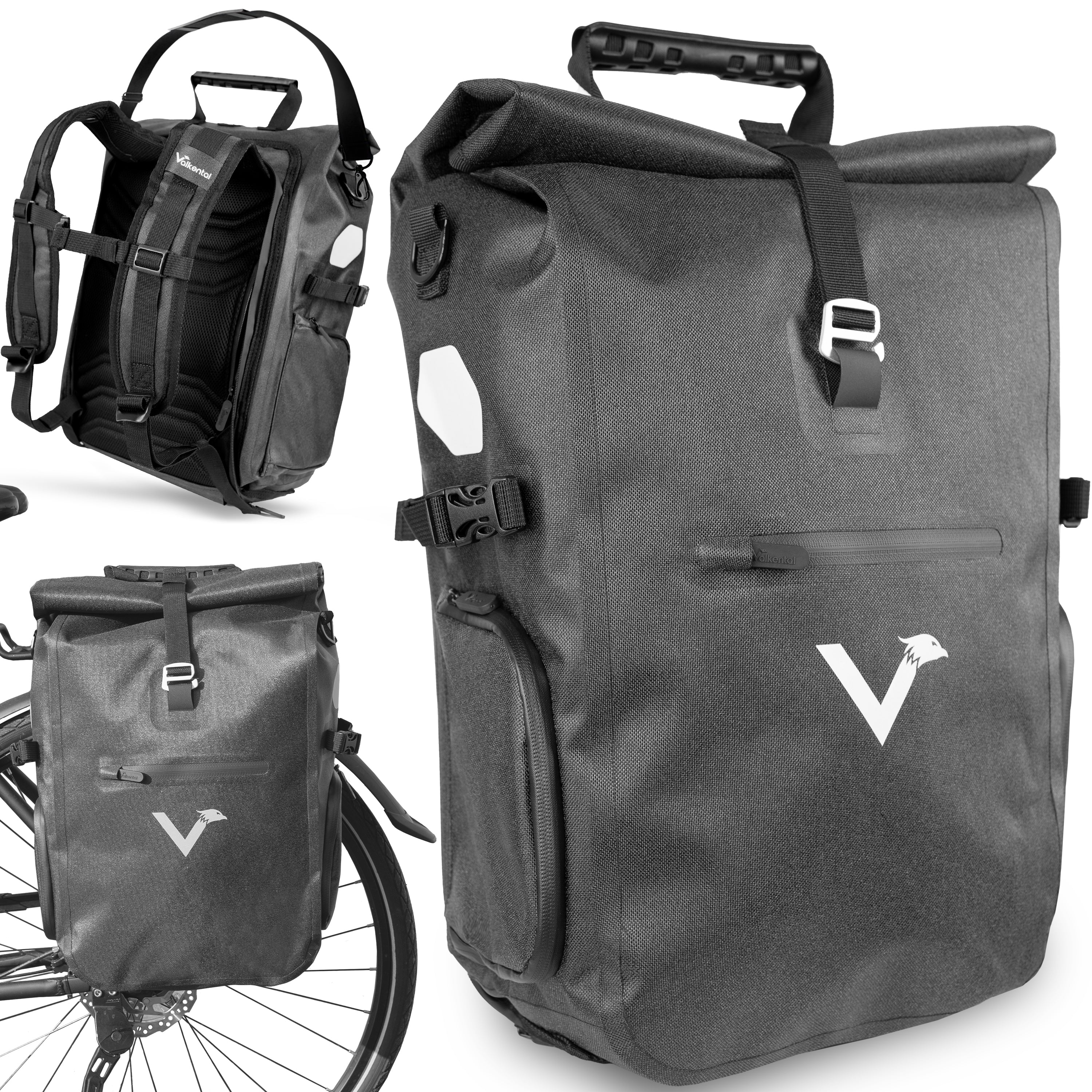 ValkPro 3in1 Fahrradtasche - hochfunktionales Multitalent - B-WARE - Image 22
