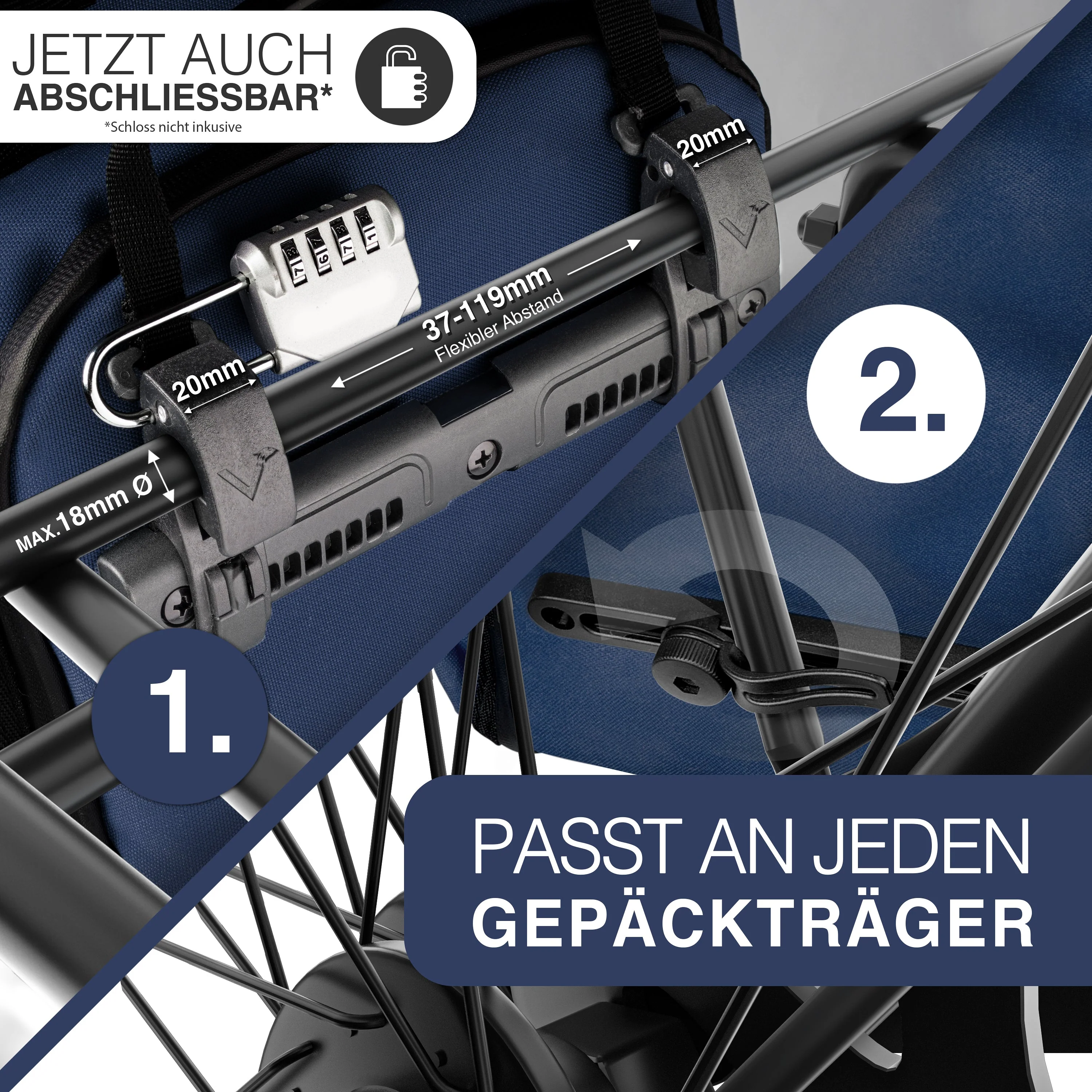 ValkPro 3in1 Fahrradtasche - hochfunktionales Multitalent - B-WARE - Image 4