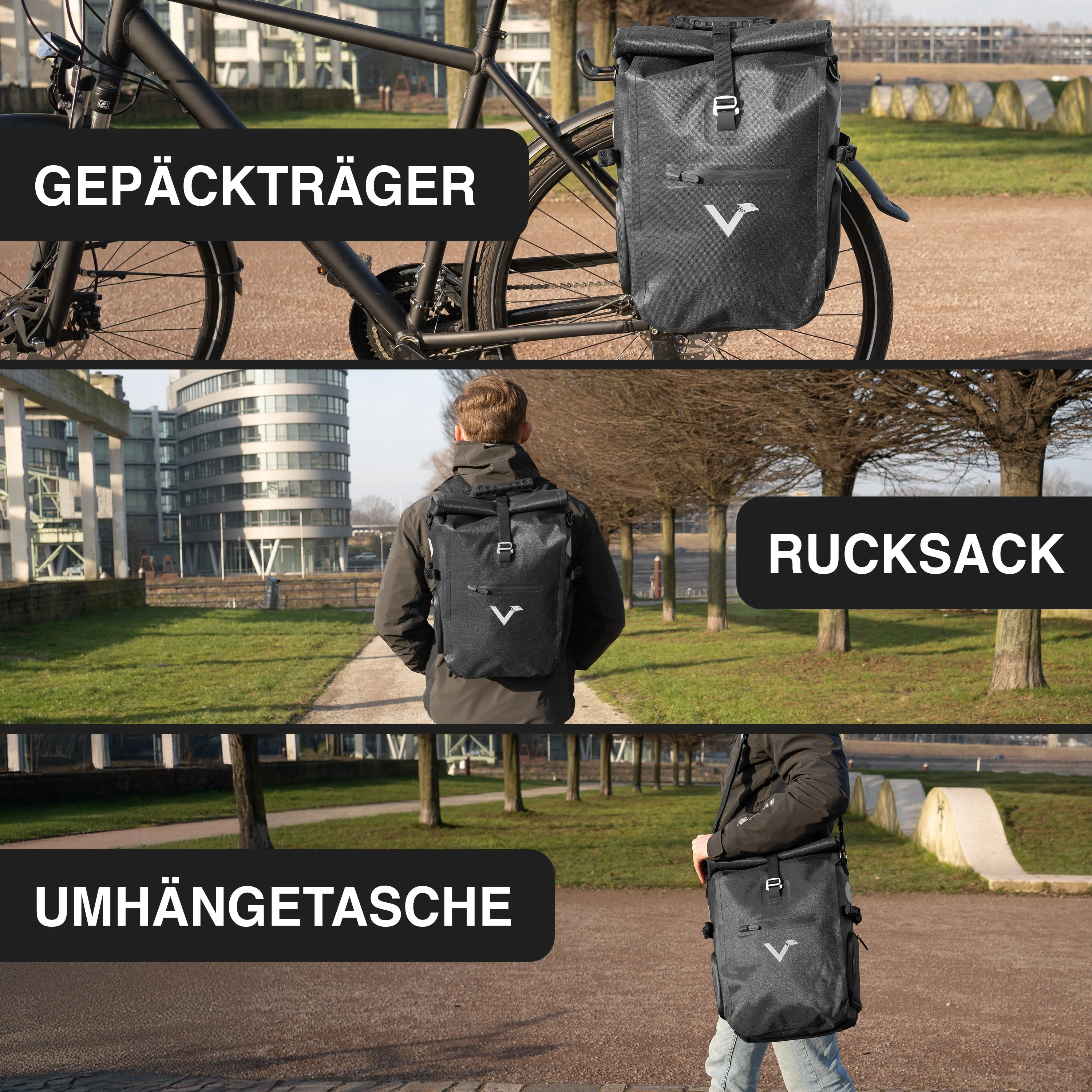 ValkPro 3in1 Fahrradtasche - hochfunktionales Multitalent | Bundle - Image 16