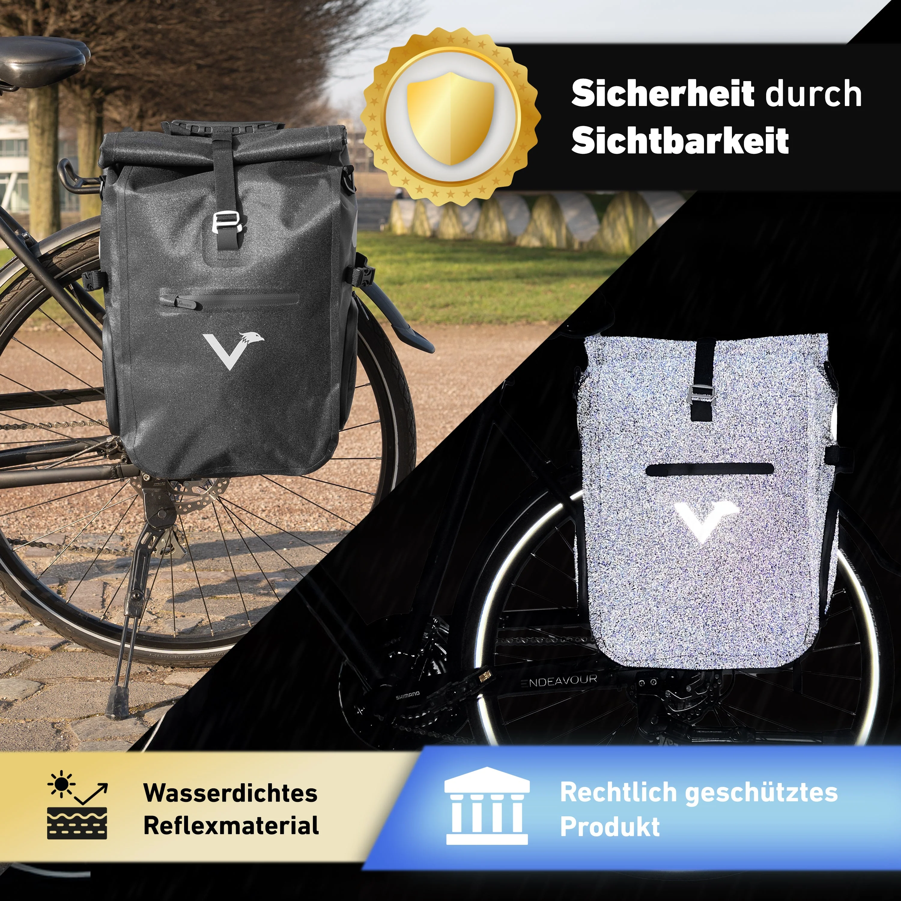 ValkPro 3in1 Fahrradtasche - hochfunktionales Multitalent | Bundle - Image 23