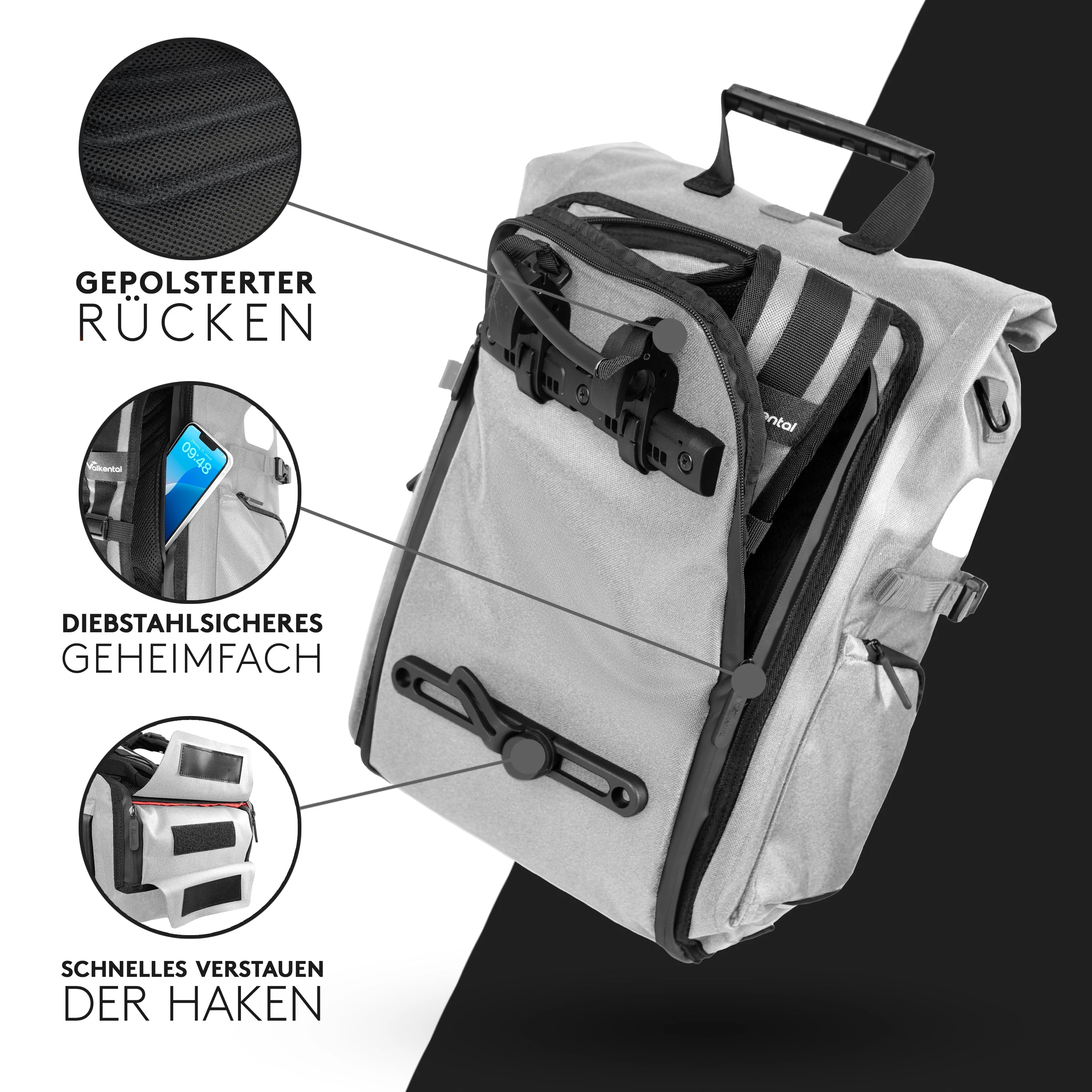 ValkPro 3in1 Fahrradtasche - hochfunktionales Multitalent | Bundle - Image 33